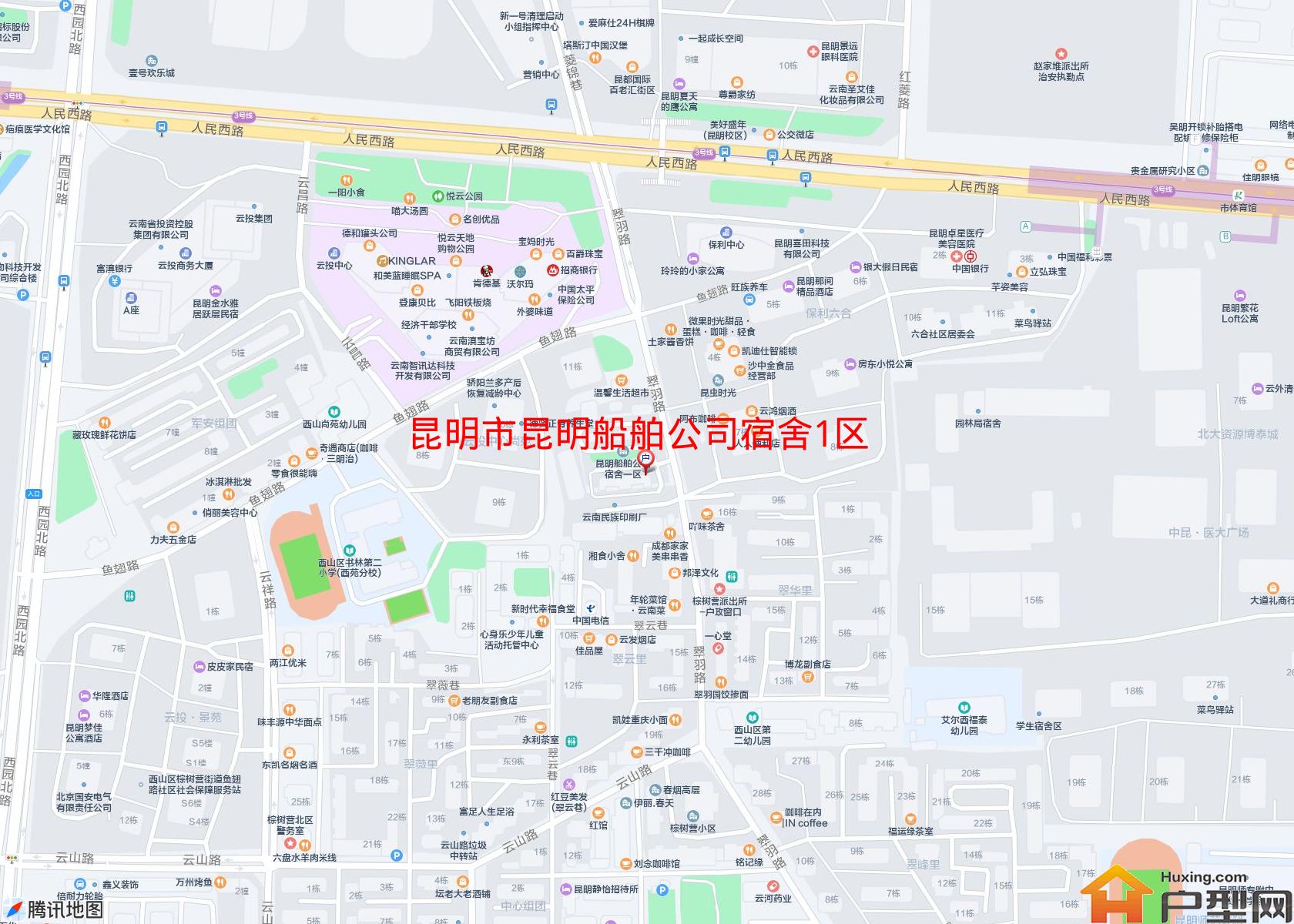 昆明船舶公司宿舍1区小区 - 户型网