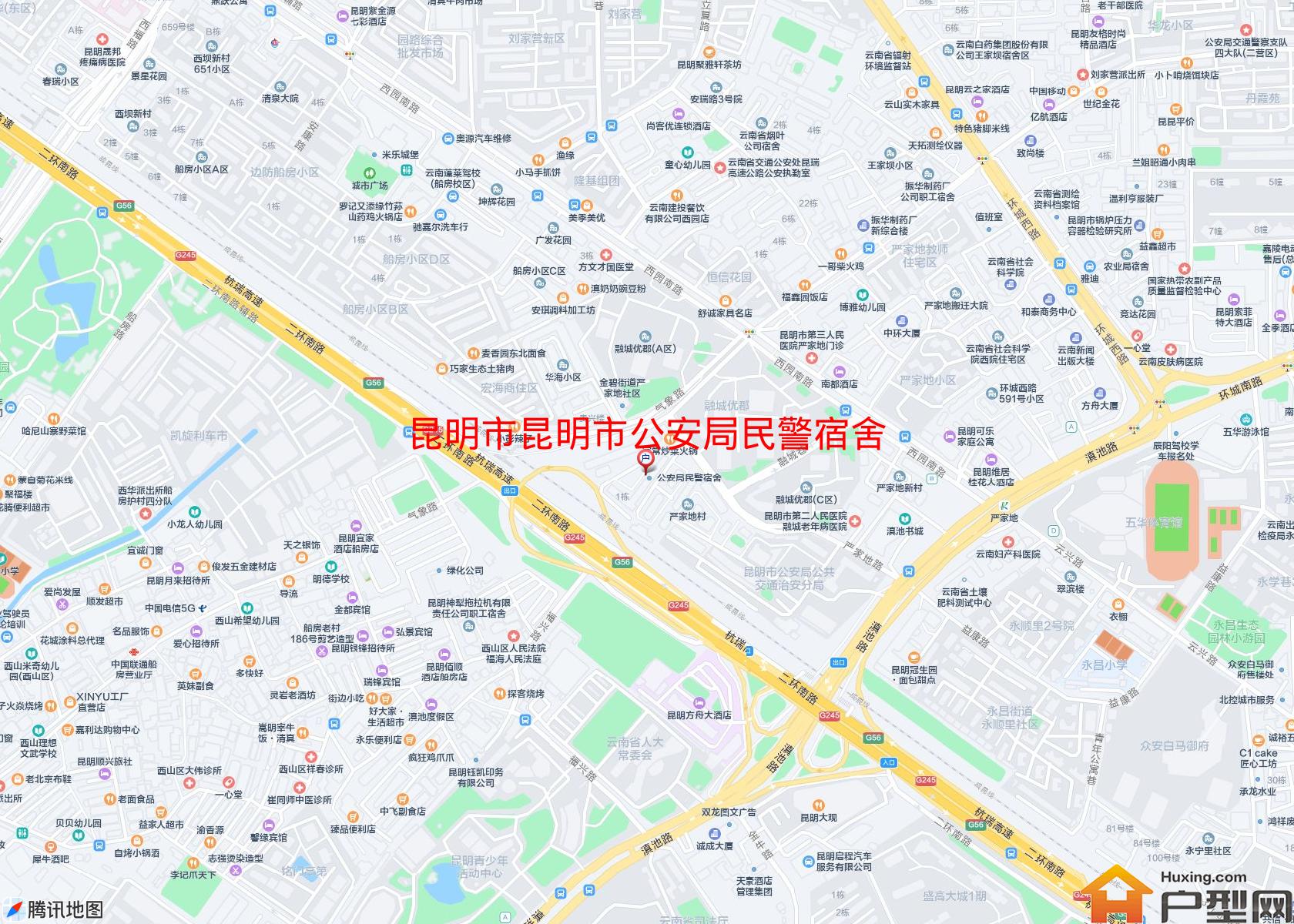 昆明市公安局民警宿舍小区 - 户型网