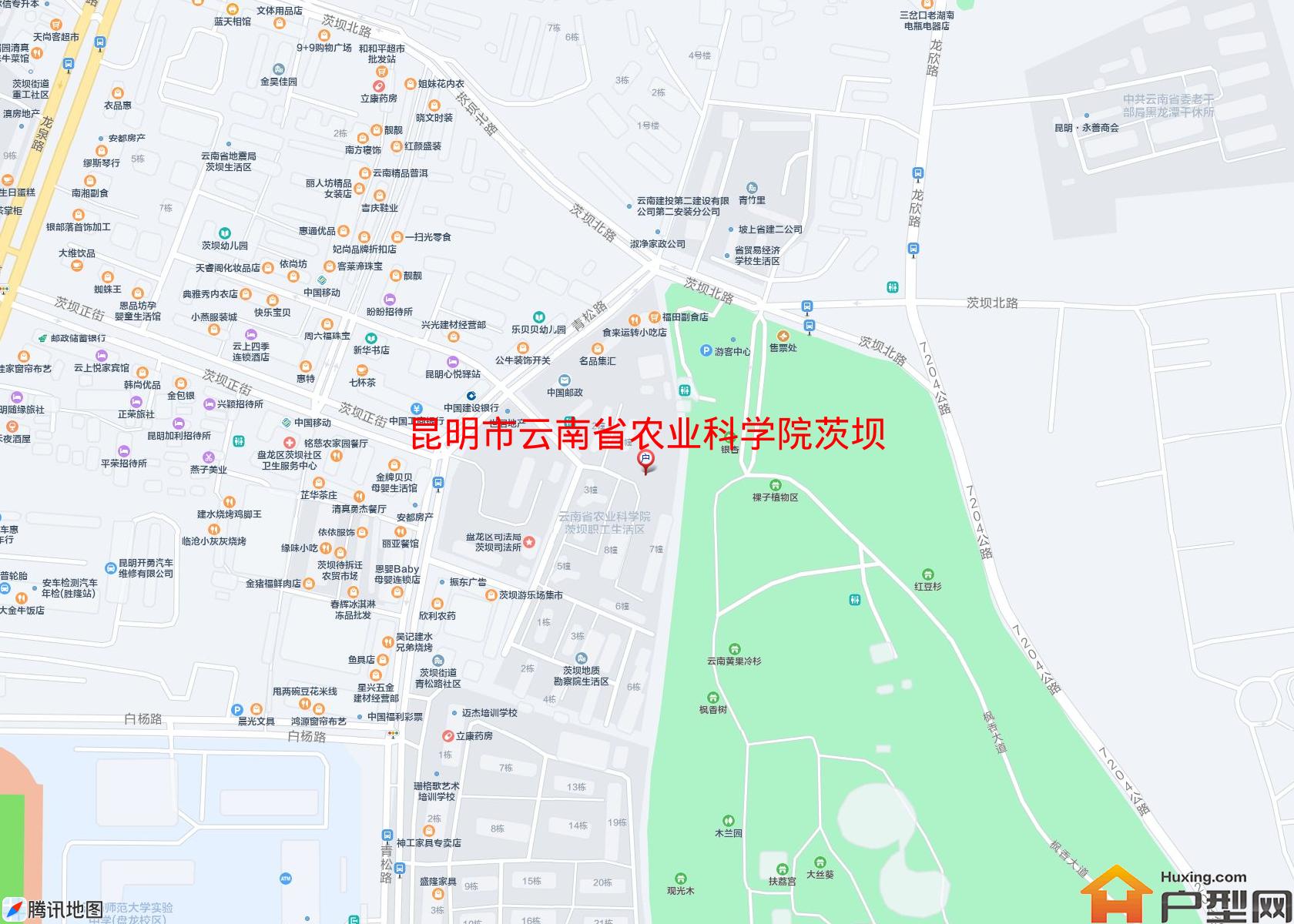 云南省农业科学院茨坝职工生活区小区 - 户型网