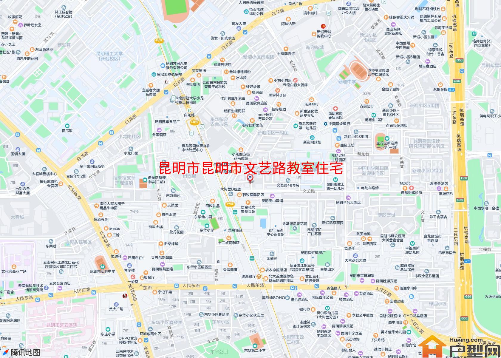 昆明市文艺路教室住宅小区小区 - 户型网