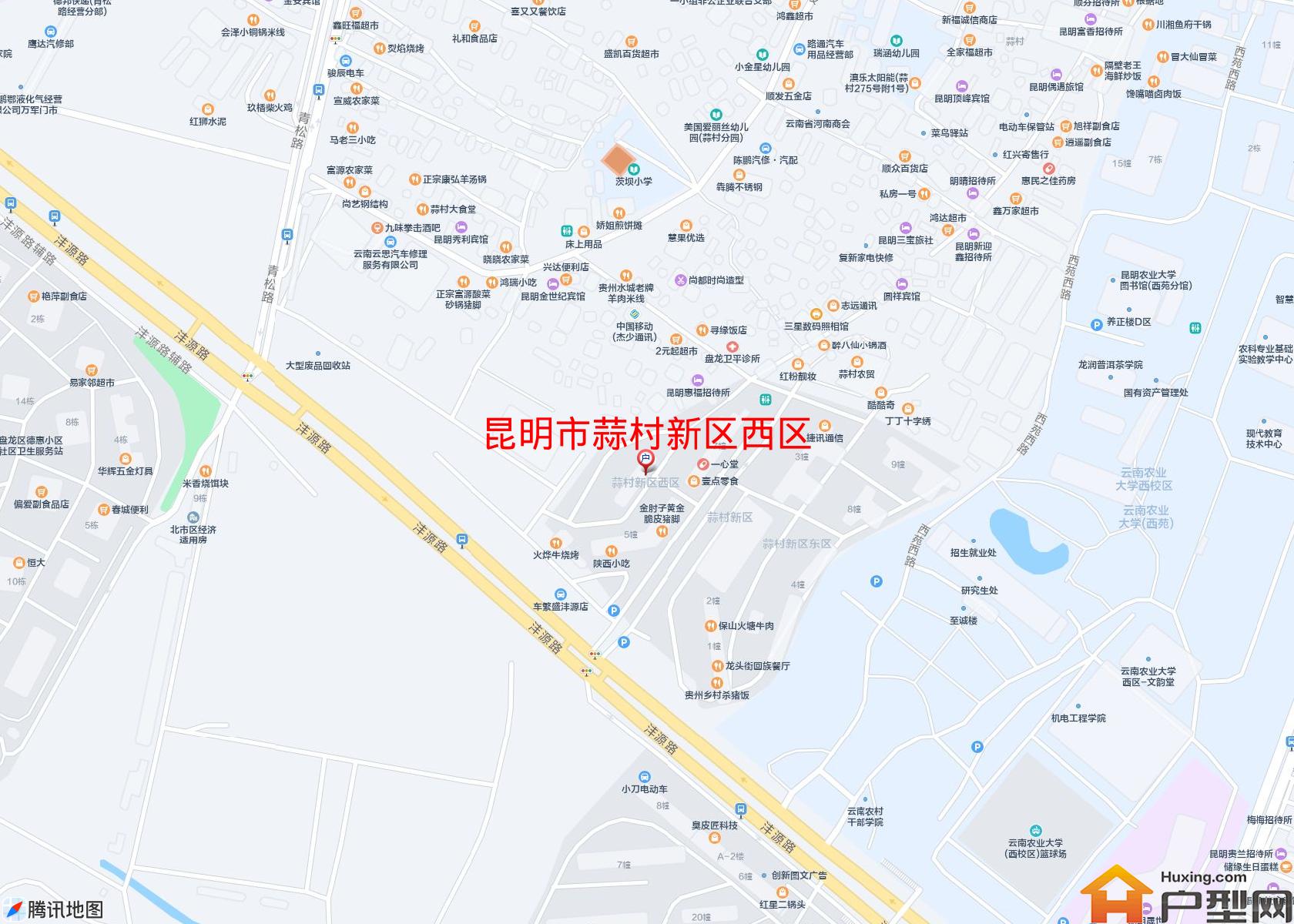 蒜村新区西区小区 - 户型网