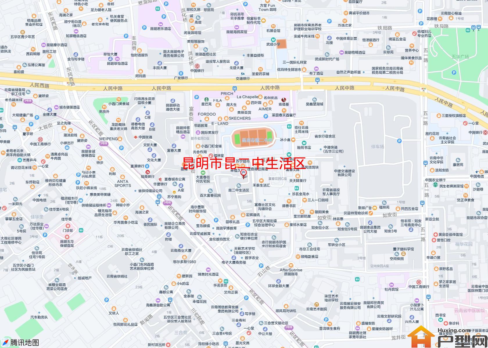 昆二中生活区小区 - 户型网