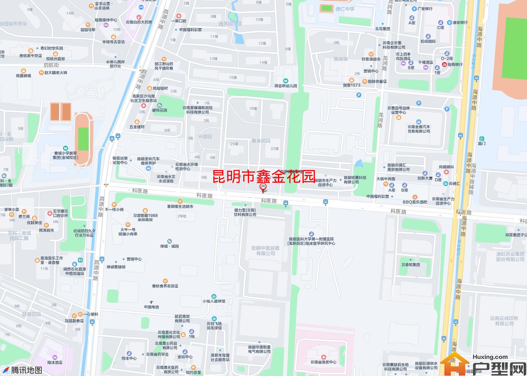 鑫金花园小区 - 户型网