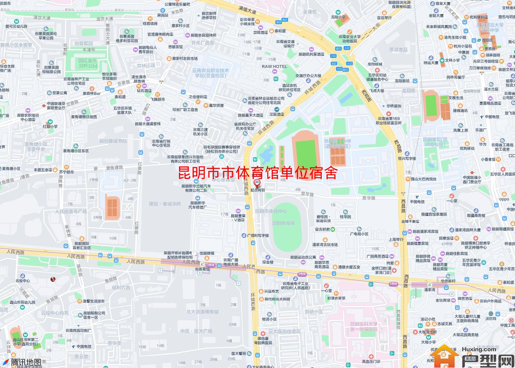 市体育馆单位宿舍小区 - 户型网