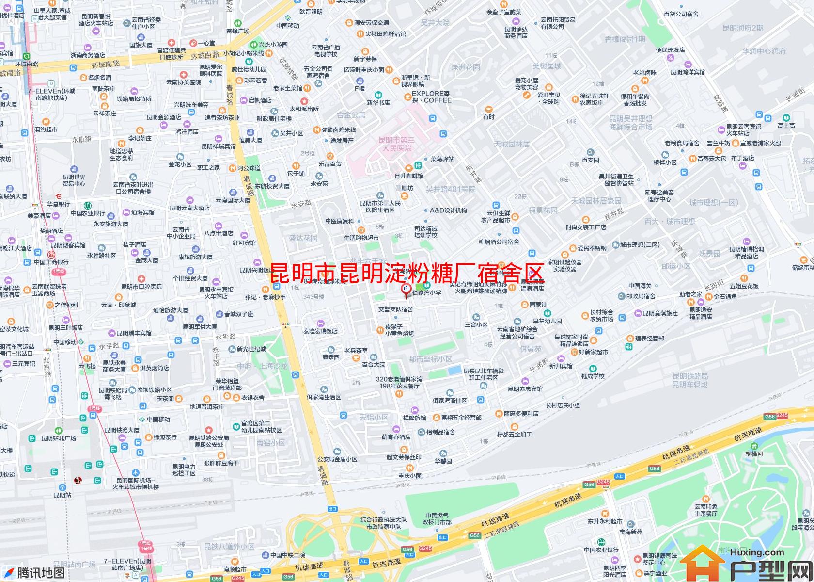 昆明淀粉糖厂宿舍区小区 - 户型网