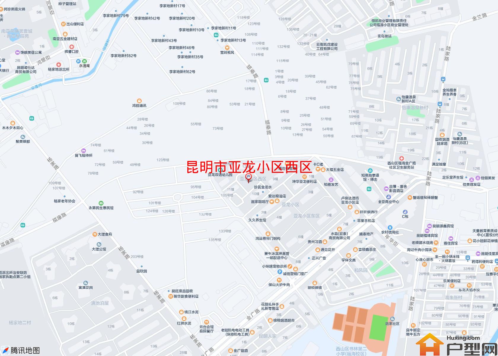 亚龙小区西区小区 - 户型网