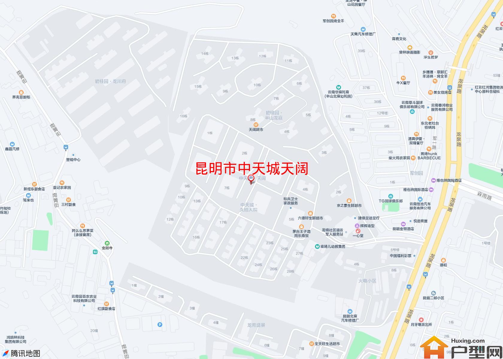 中天城天阔小区 - 户型网
