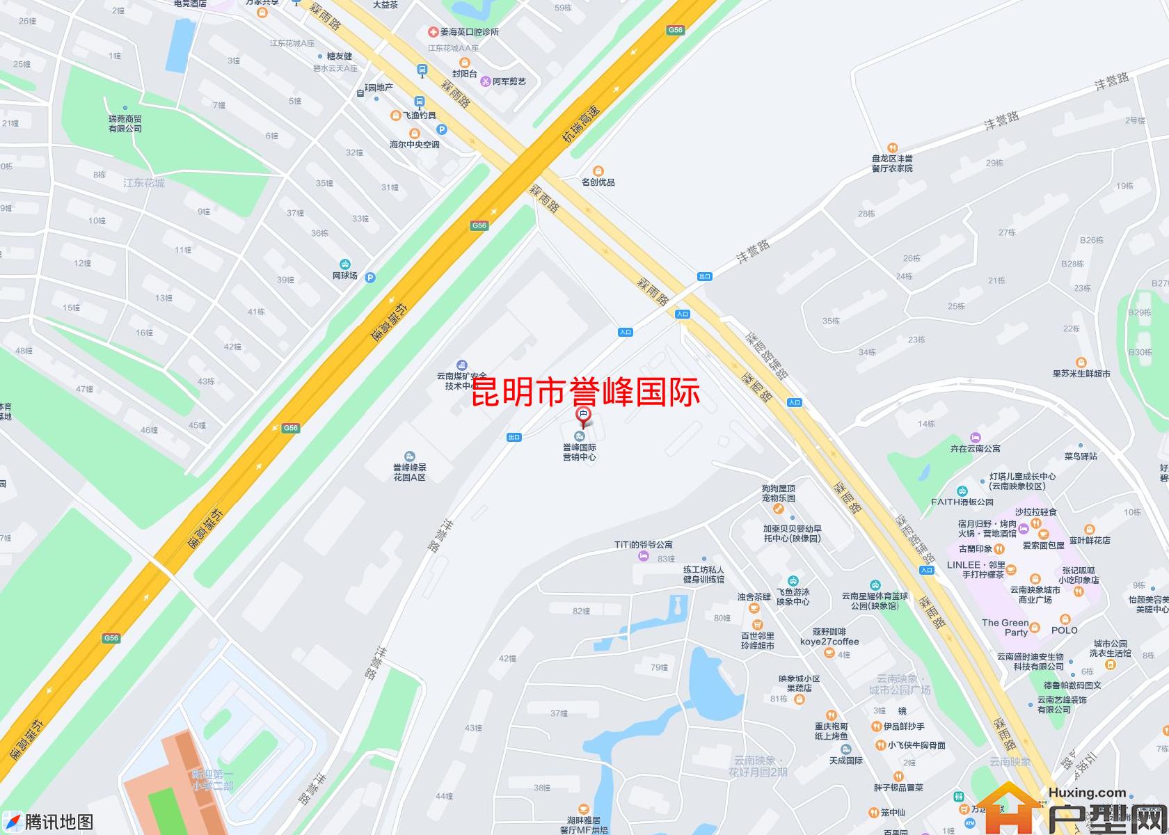 誉峰国际小区 - 户型网