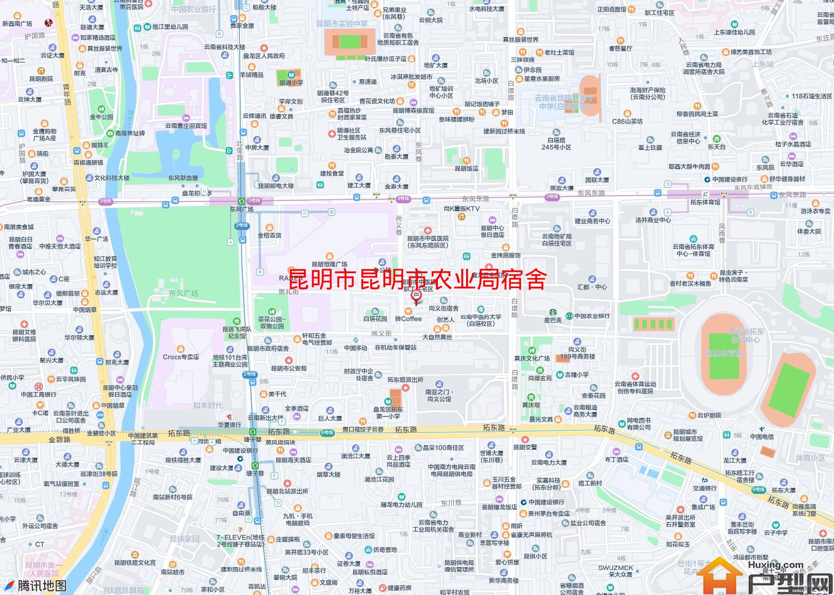 昆明市农业局宿舍小区 - 户型网