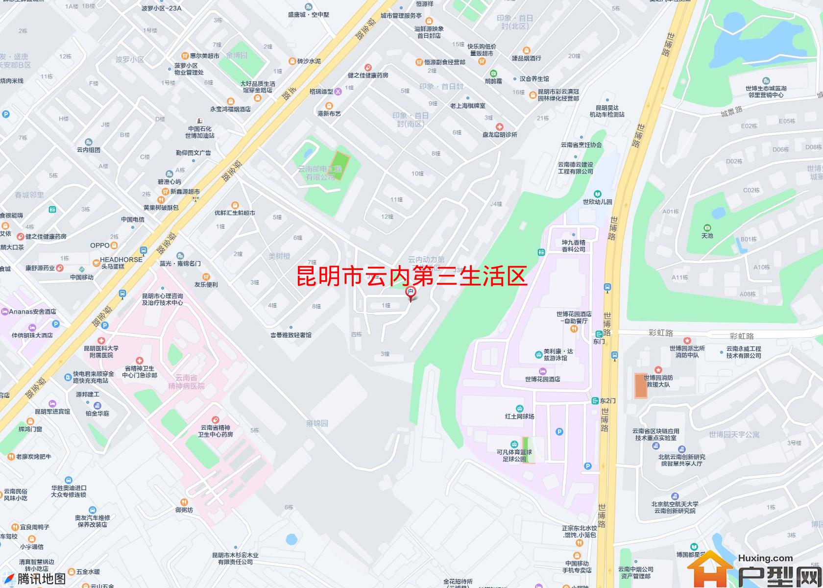 云内第三生活区小区 - 户型网
