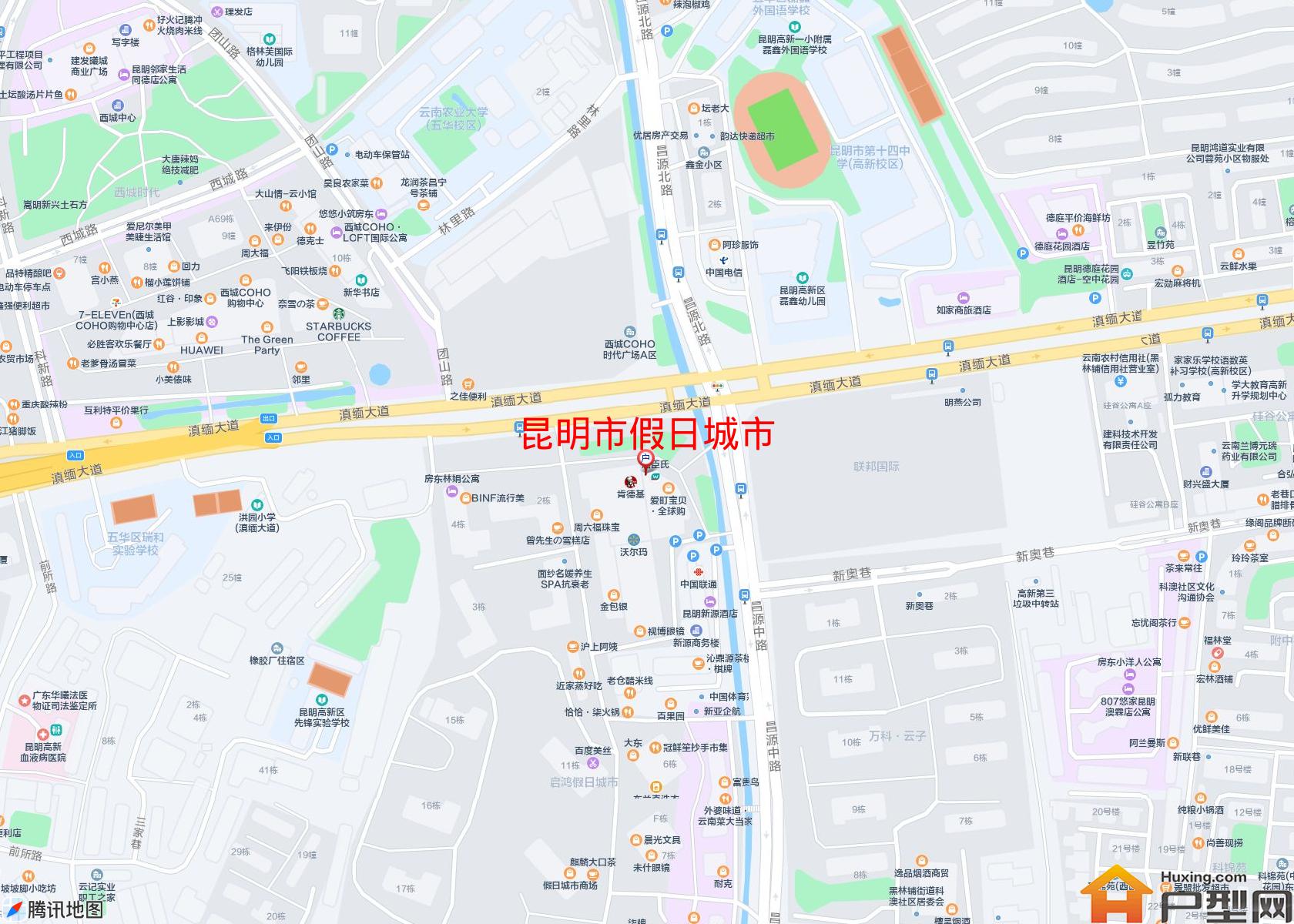 假日城市小区 - 户型网