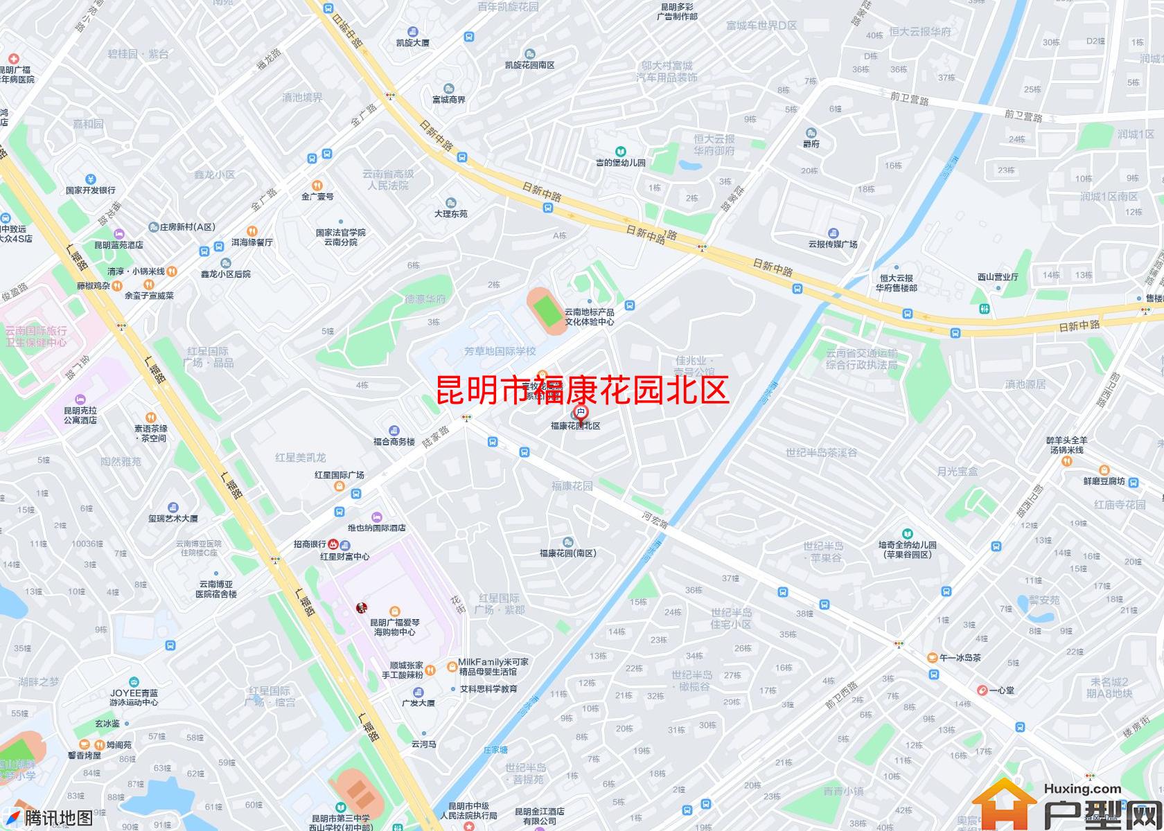 福康花园北区小区 - 户型网