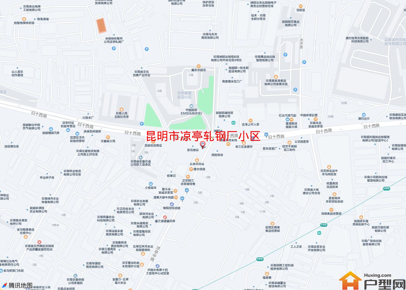 凉亭轧钢厂小区小区 - 户型网