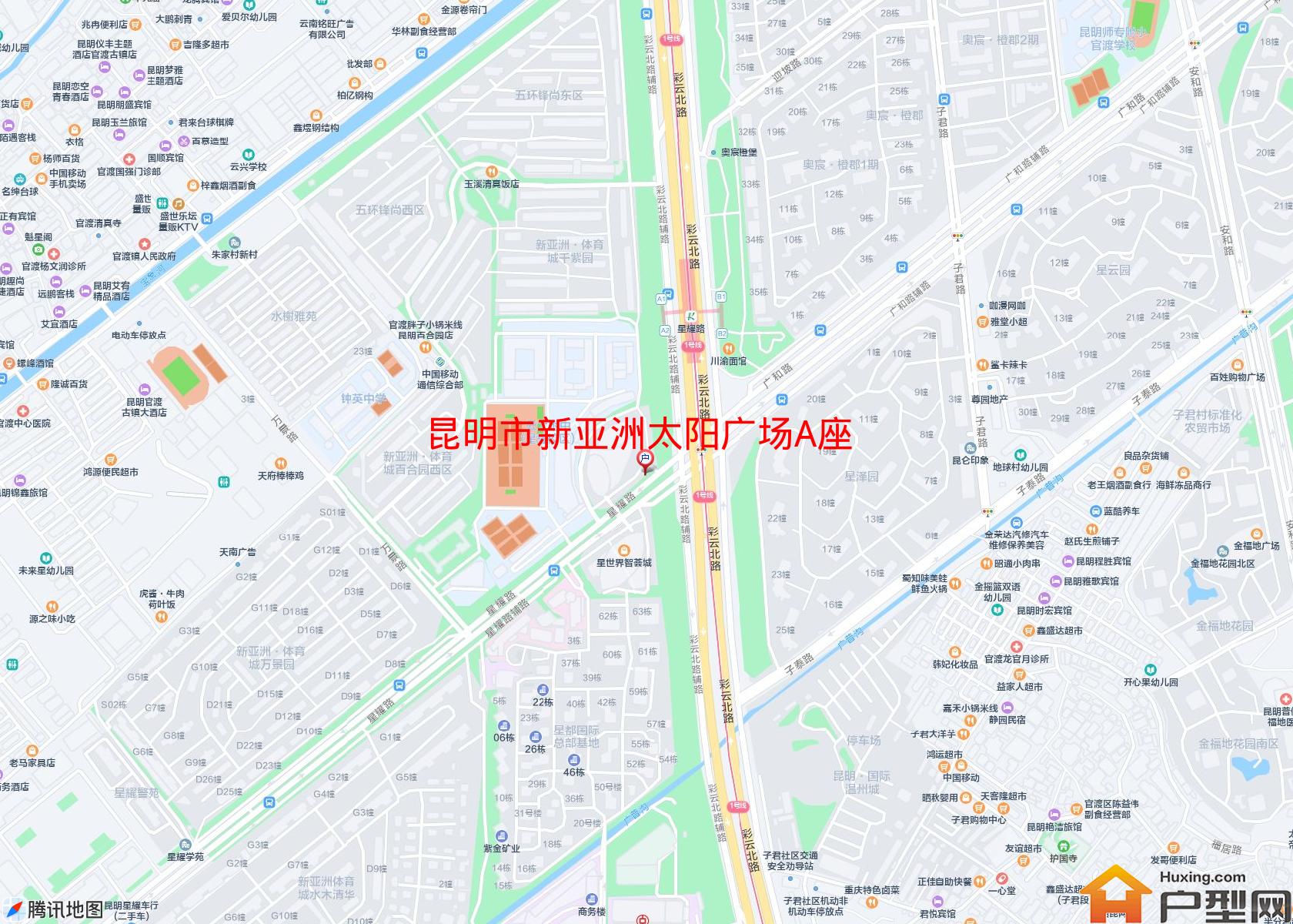 新亚洲太阳广场A座小区 - 户型网