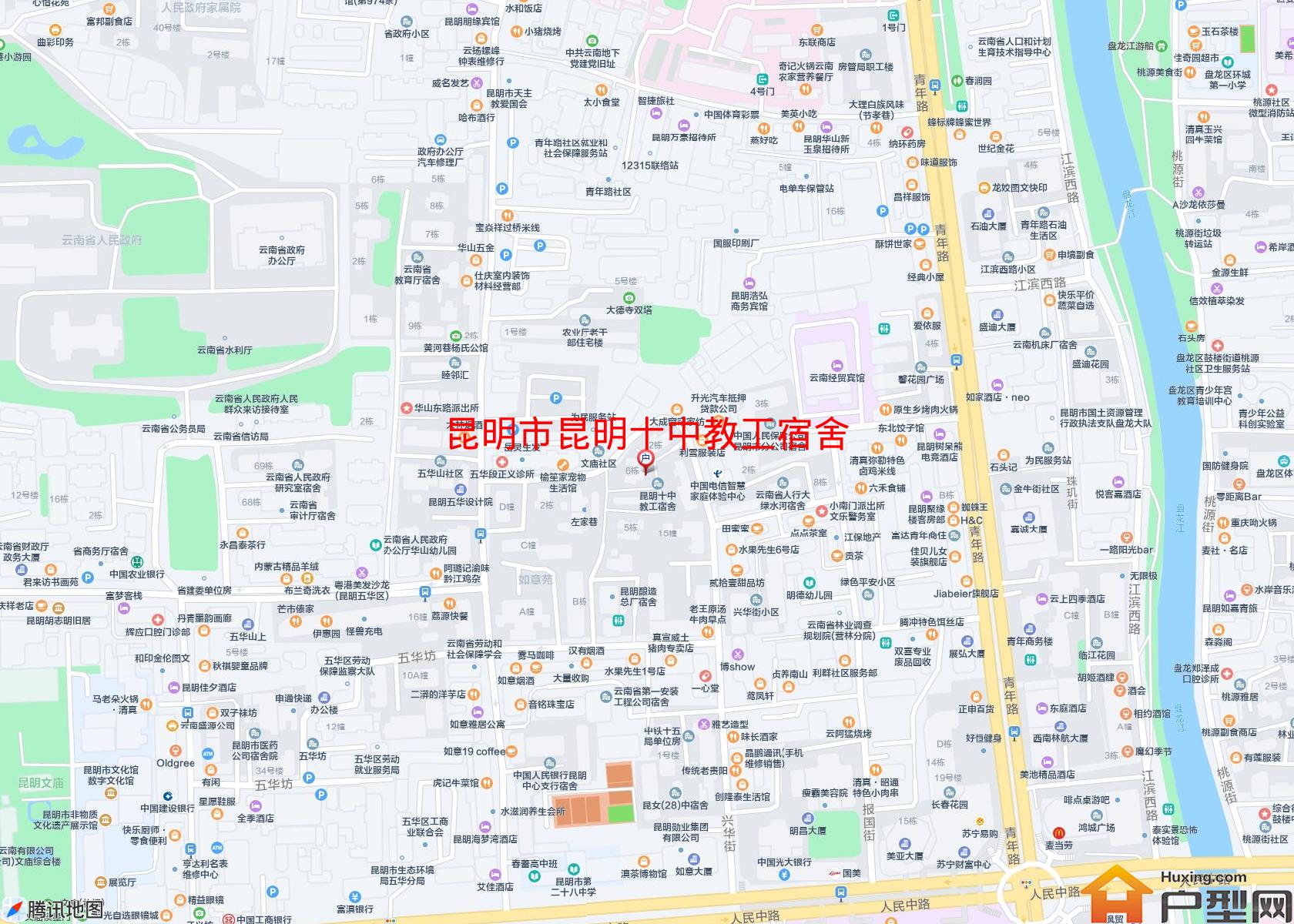 昆明十中教工宿舍小区 - 户型网