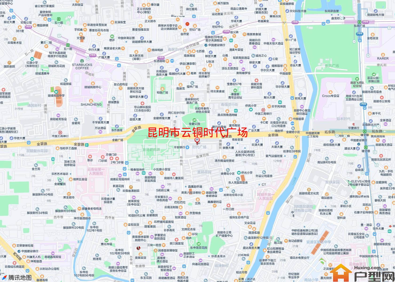 云铜时代广场小区 - 户型网