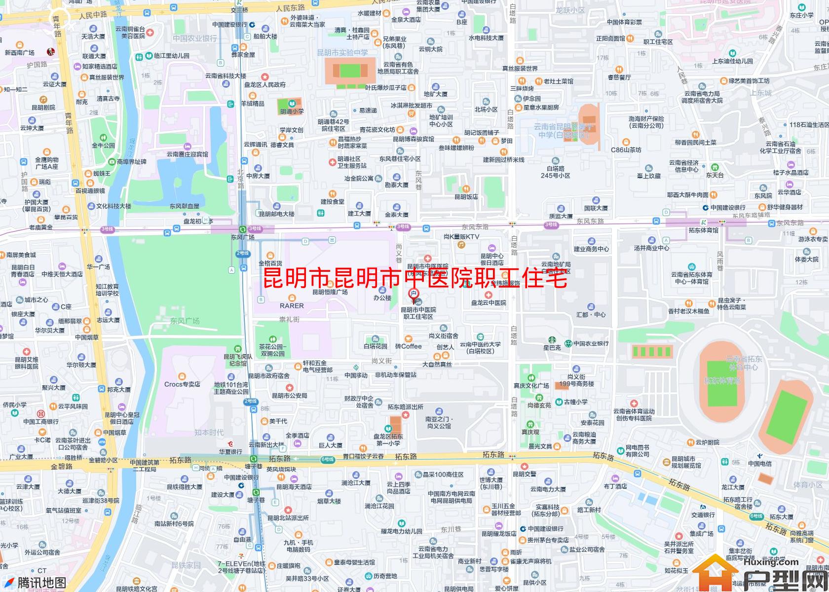 昆明市中医院职工住宅区小区 - 户型网