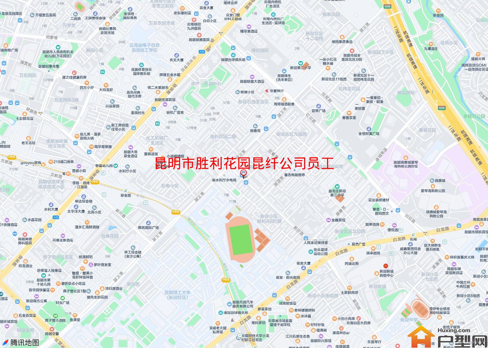 胜利花园昆纤公司员工宿舍区小区 - 户型网