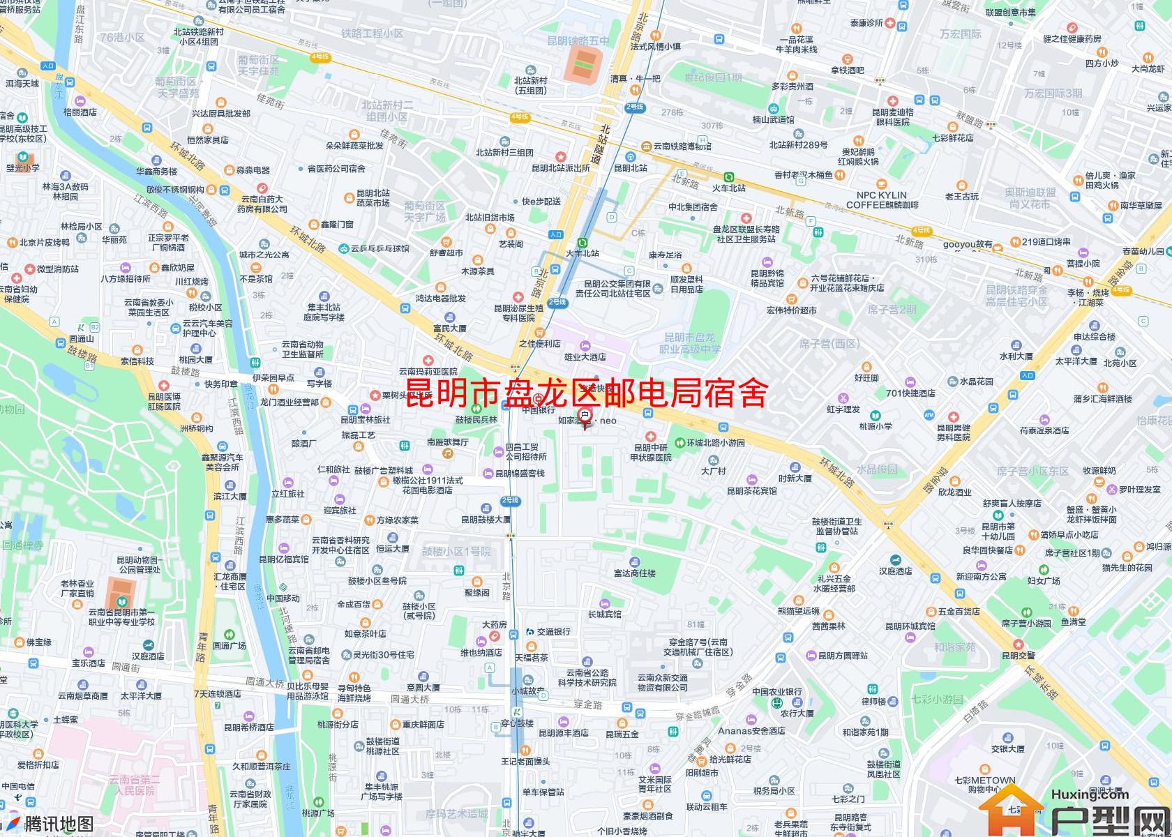 盘龙区邮电局宿舍小区 - 户型网