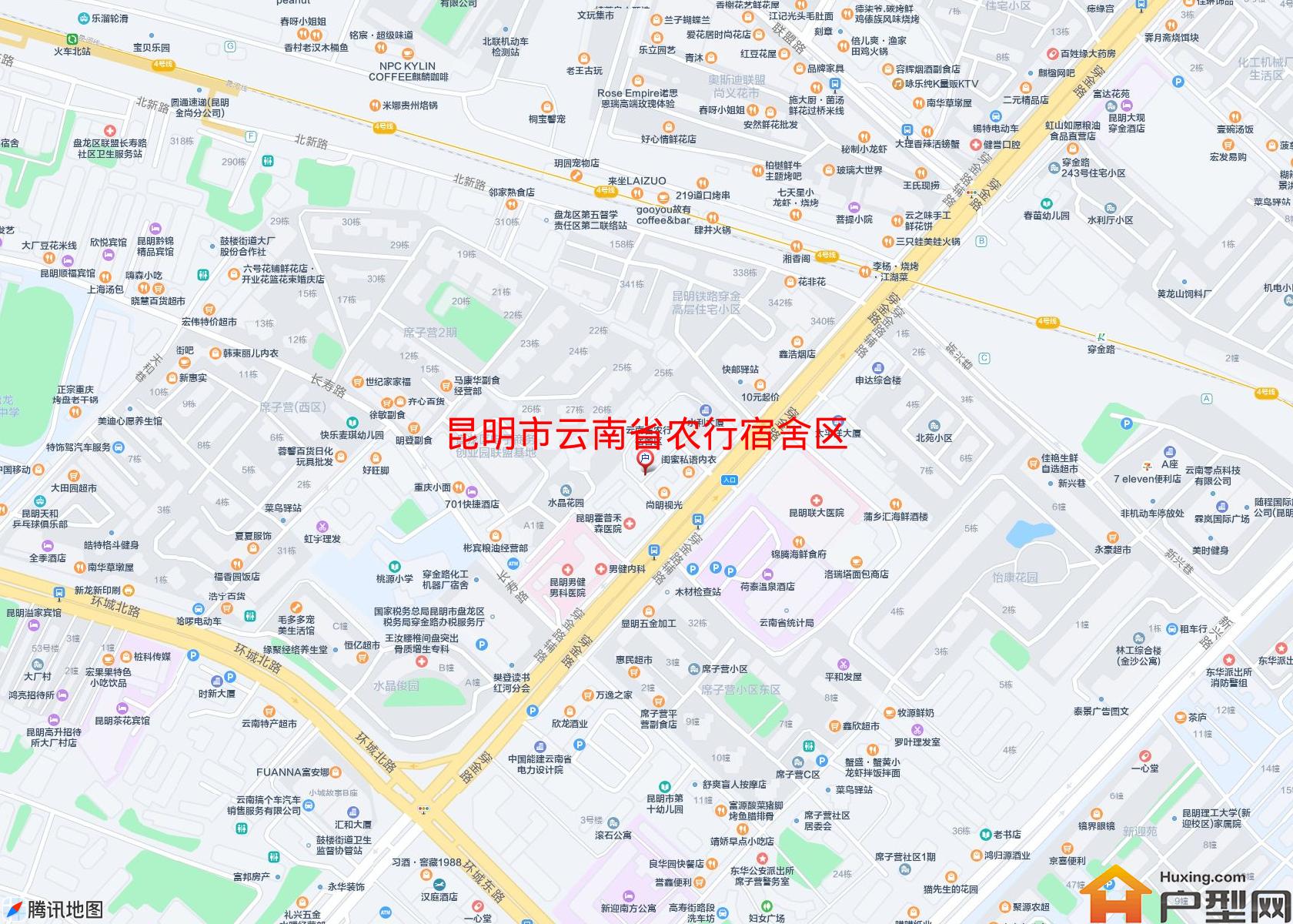 云南省农行宿舍区小区 - 户型网