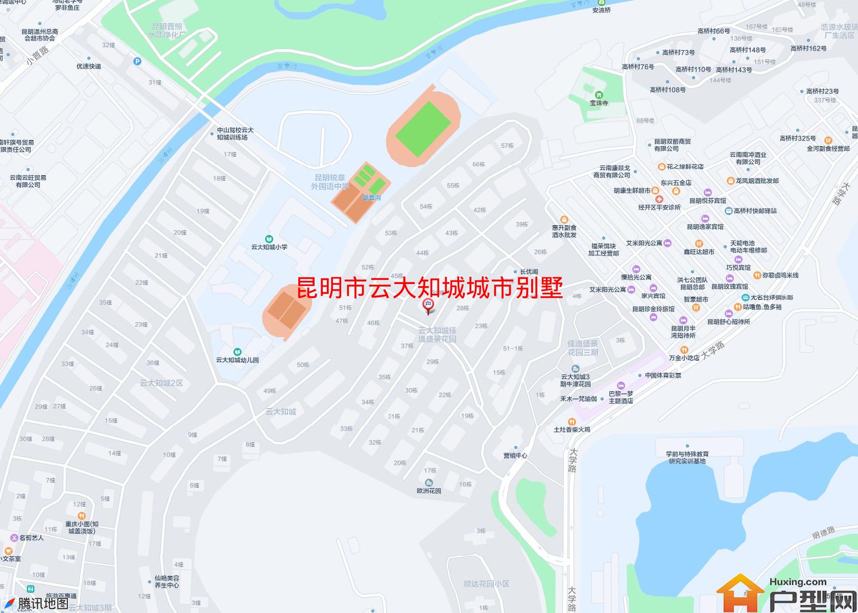 云大知城城市别墅小区 - 户型网
