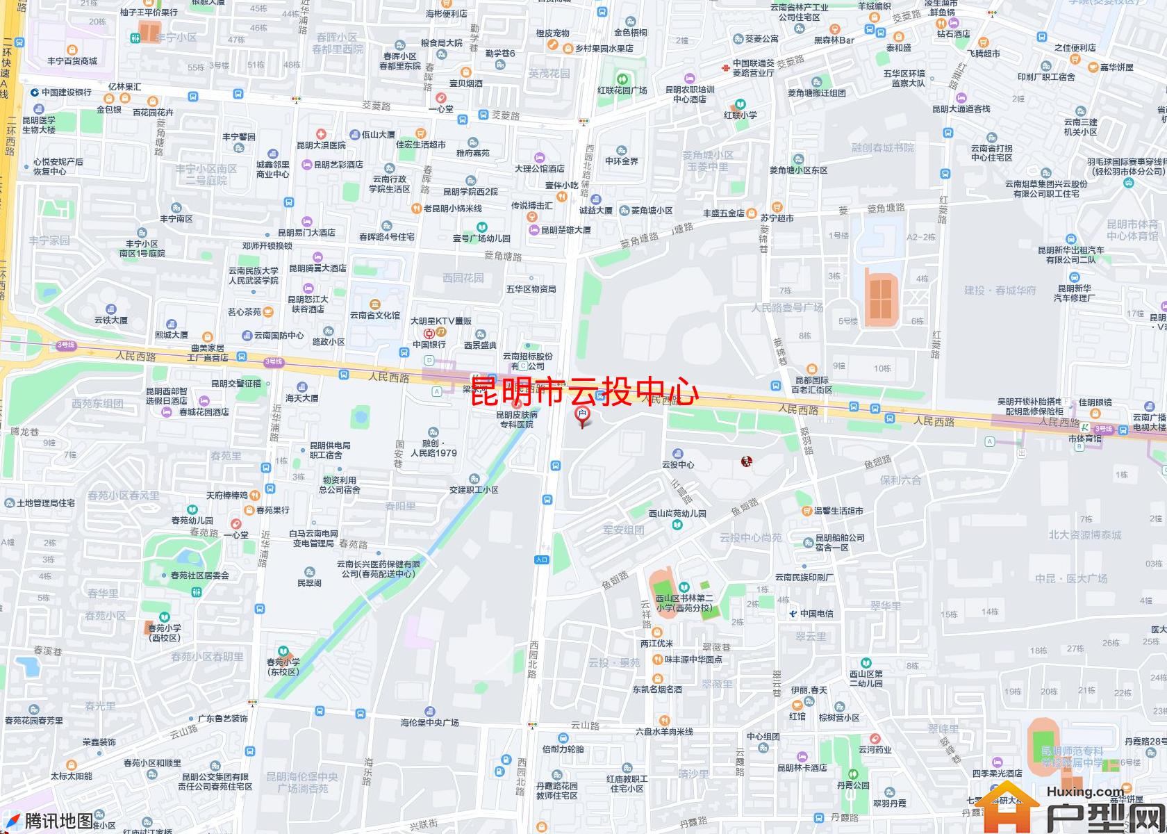 云投中心小区 - 户型网