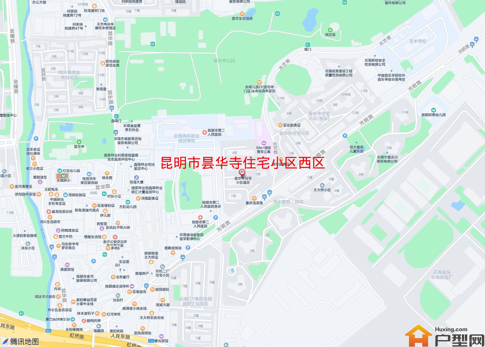 昙华寺住宅小区西区小区 - 户型网