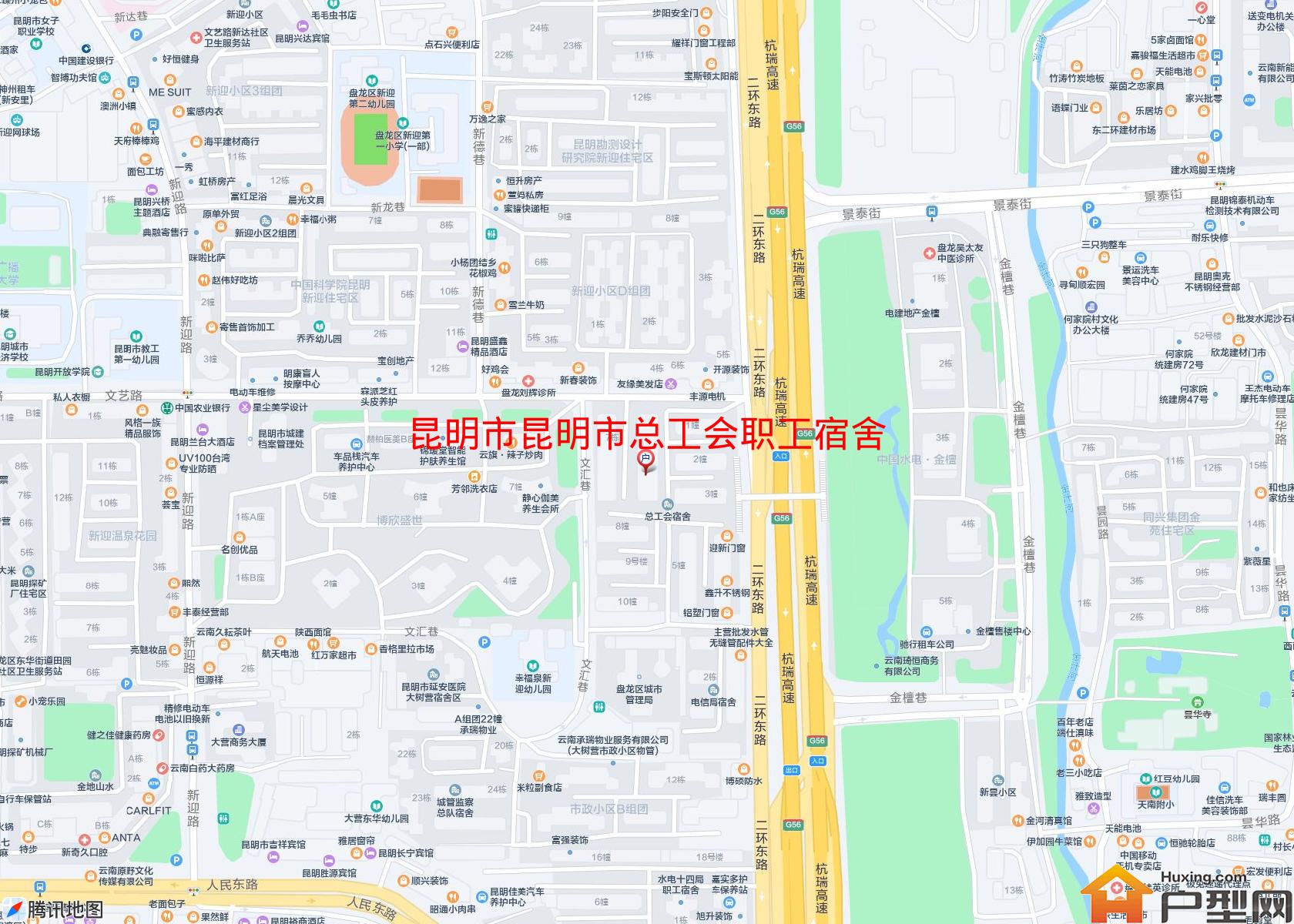 昆明市总工会职工宿舍小区 - 户型网