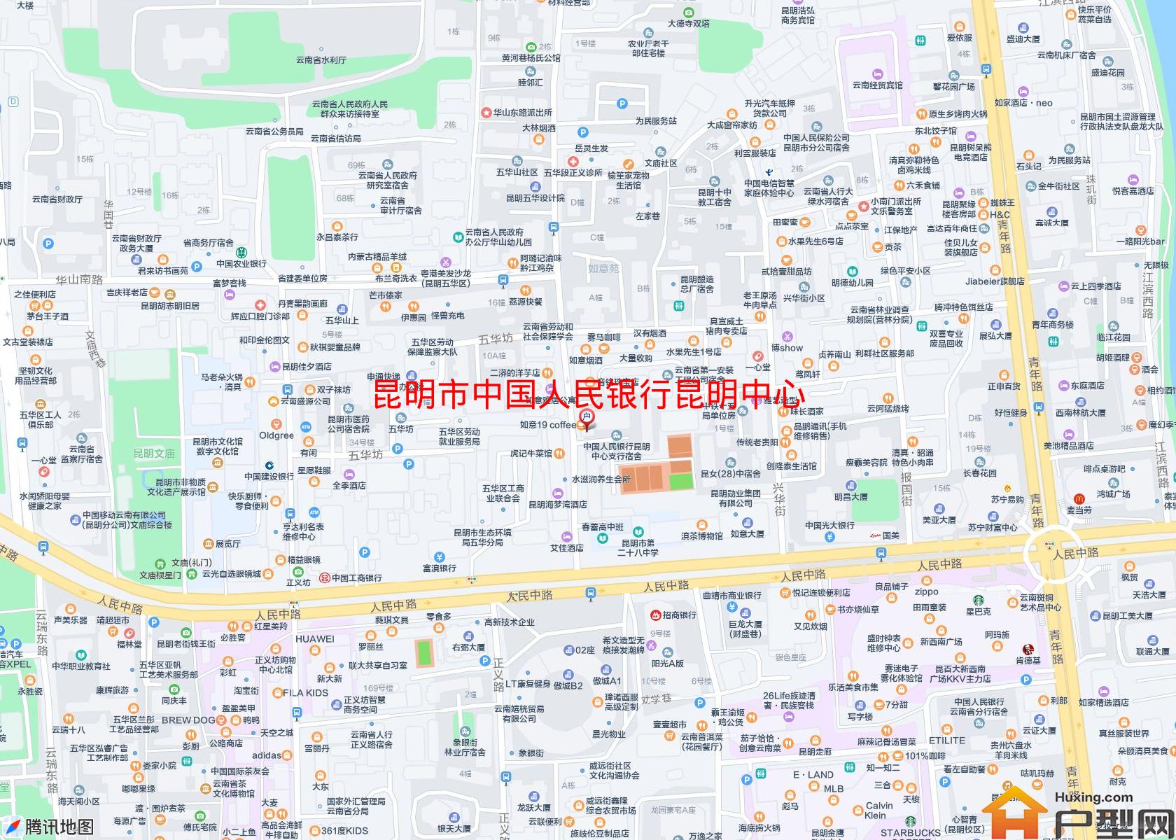 中国人民银行昆明中心支行宿舍小区 - 户型网
