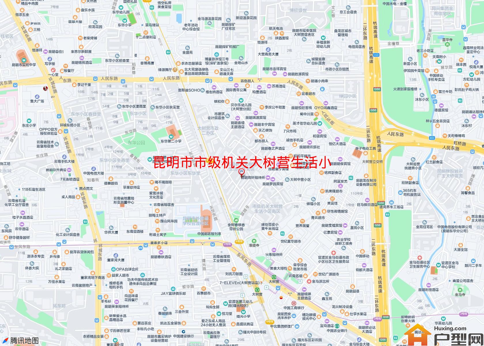 市级机关大树营生活小区北区小区 - 户型网