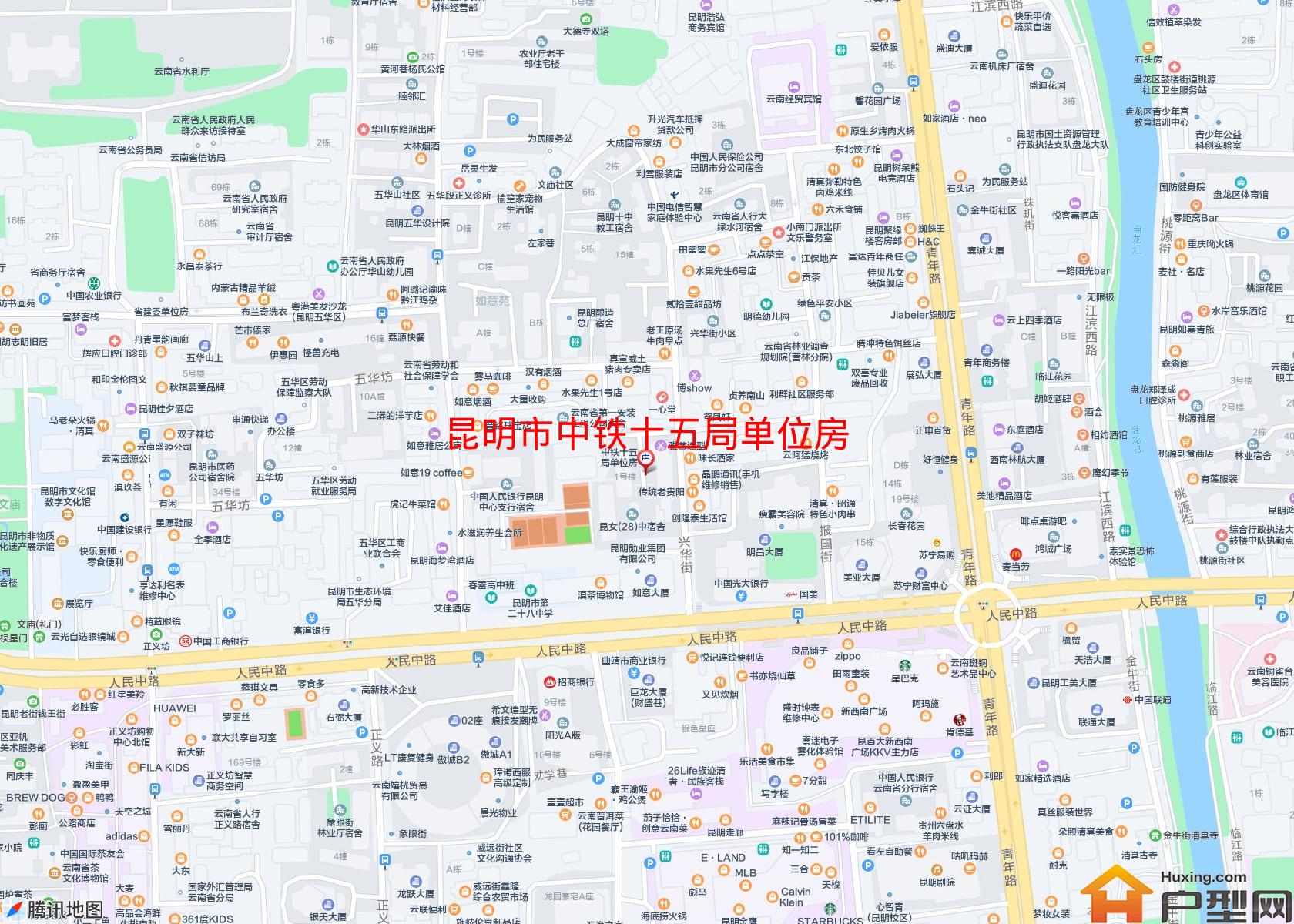 中铁十五局单位房小区 - 户型网