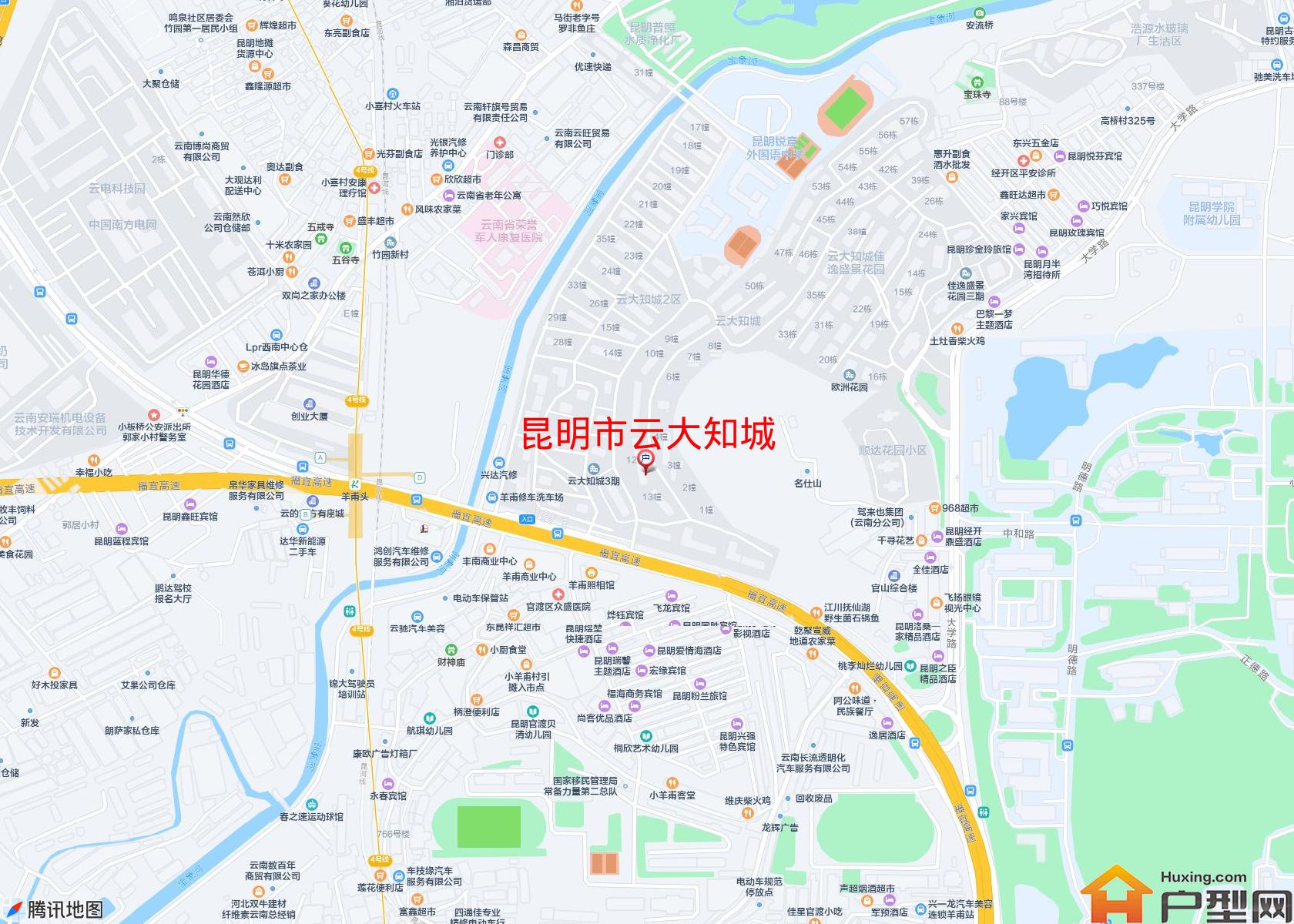 云大知城小区 - 户型网