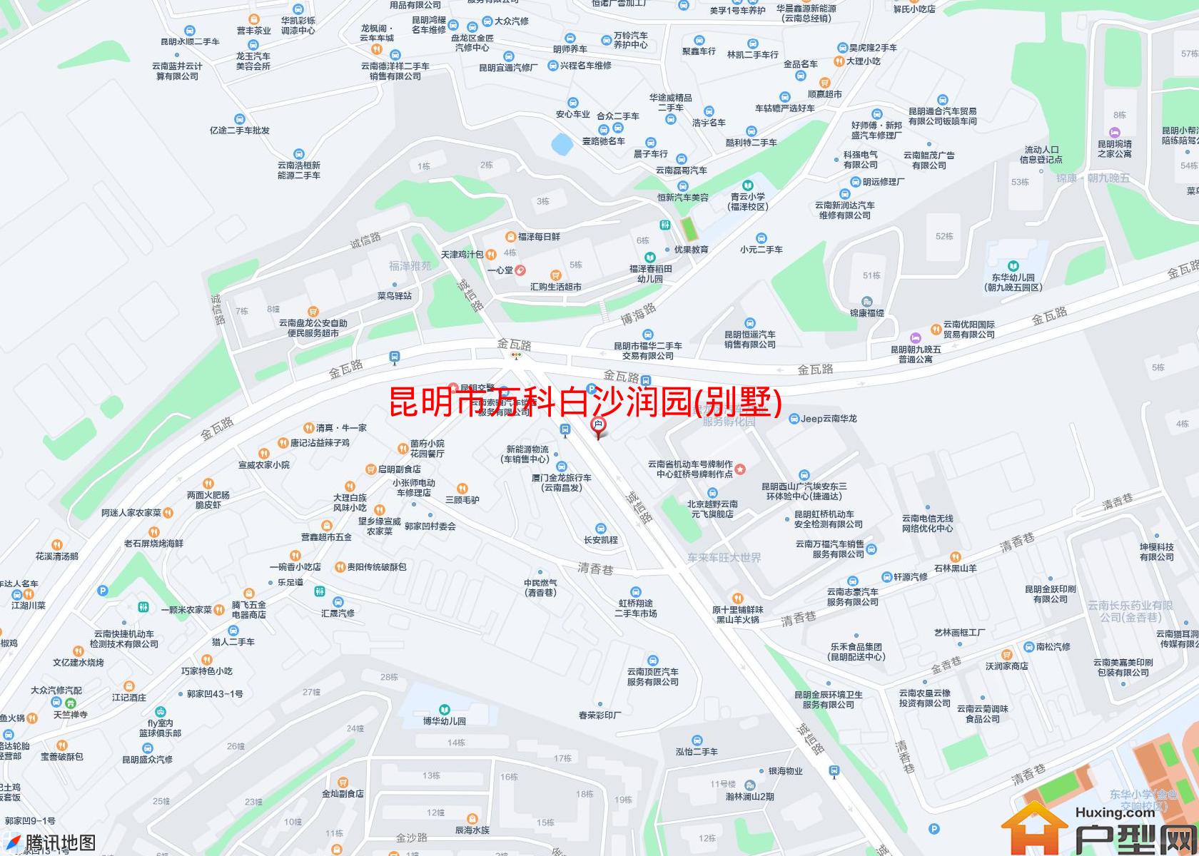 万科白沙润园(别墅)小区 - 户型网