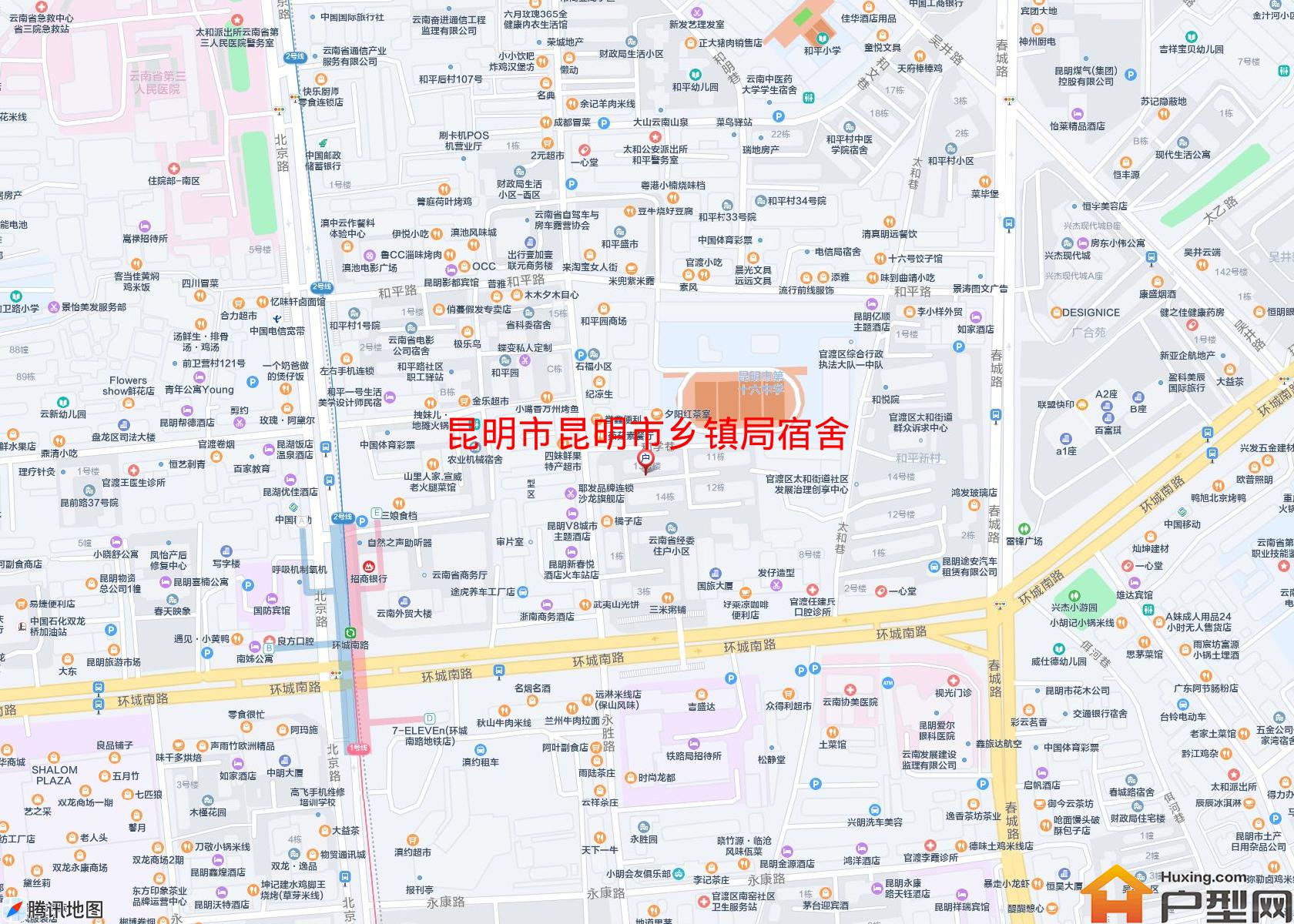 昆明市乡镇局宿舍小区 - 户型网