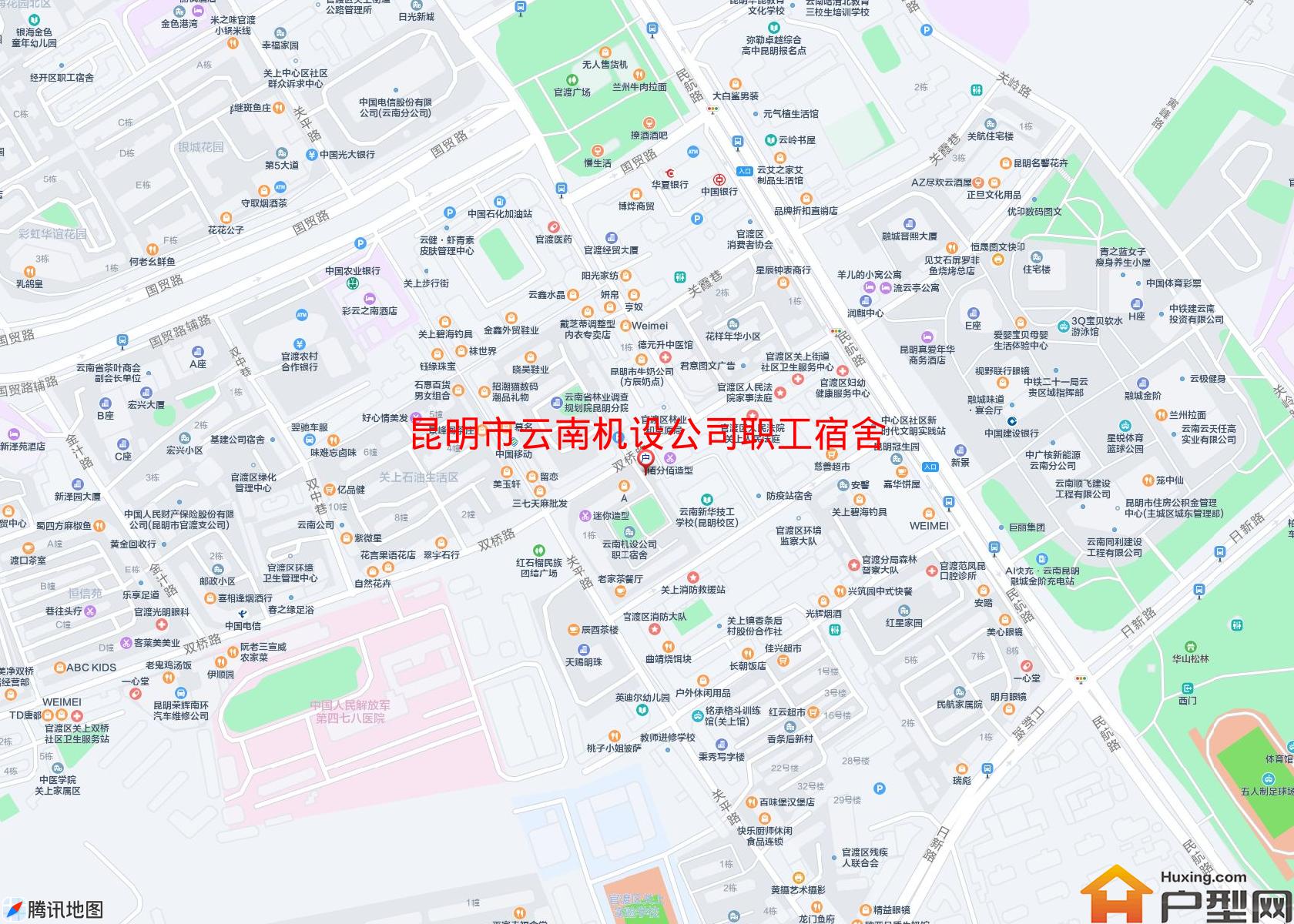 云南机设公司职工宿舍小区 - 户型网