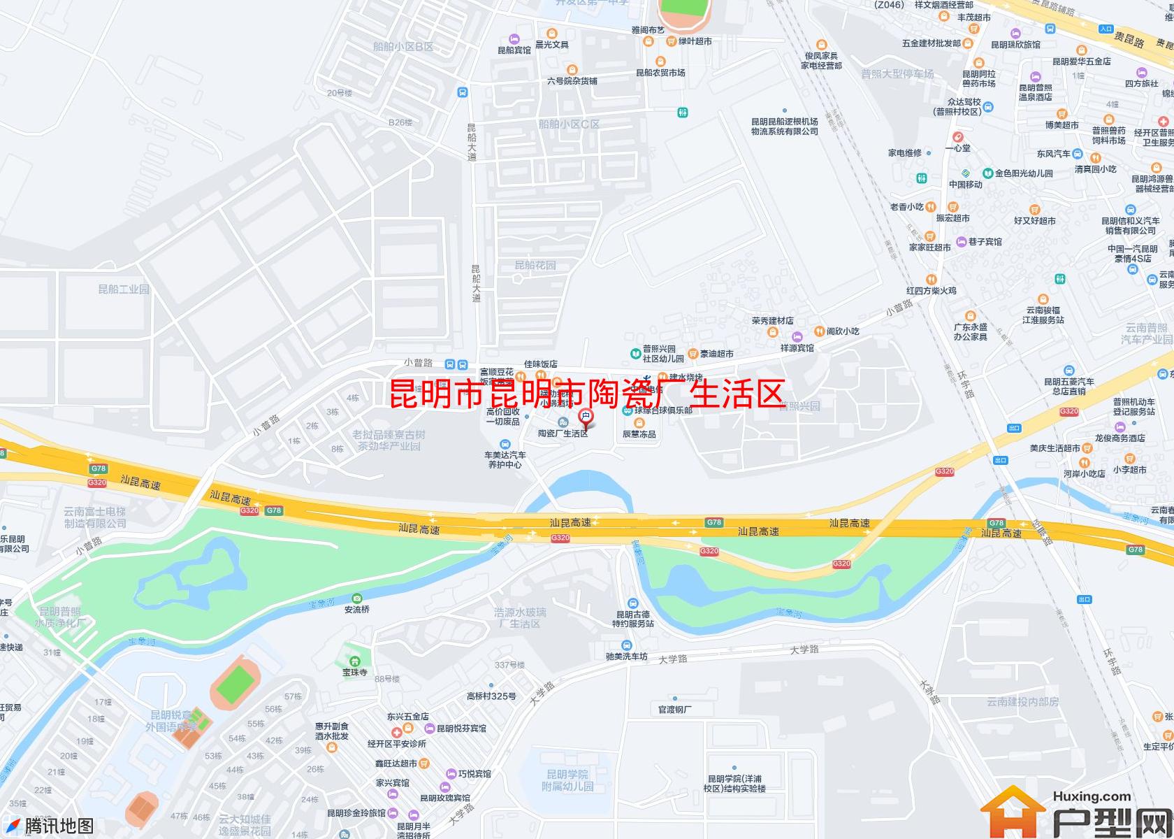 昆明市陶瓷厂生活区小区 - 户型网