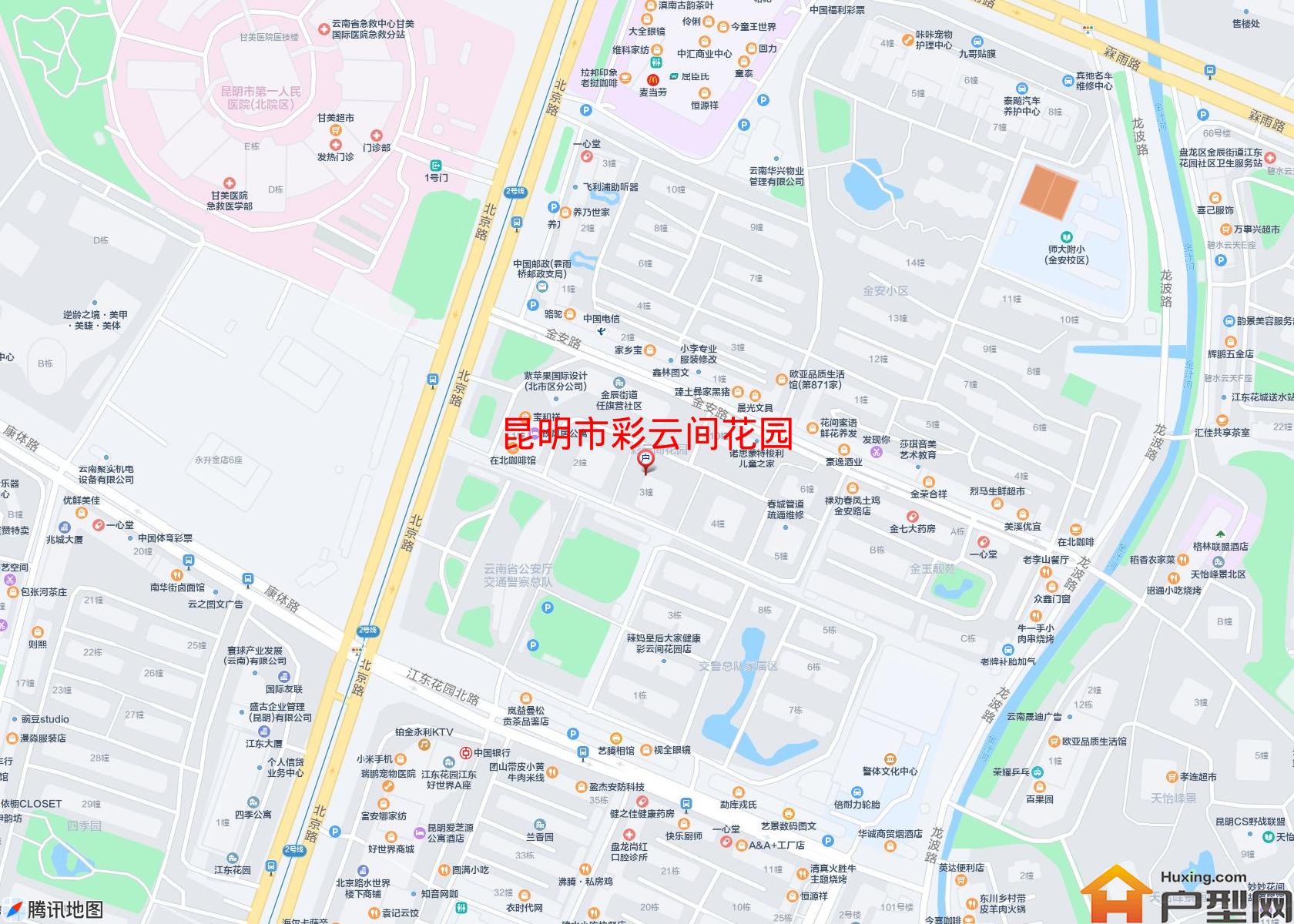 彩云间花园小区 - 户型网