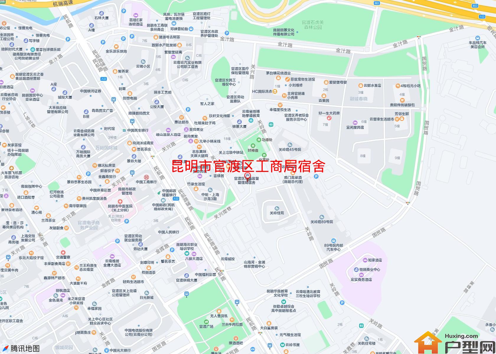 官渡区工商局宿舍小区 - 户型网