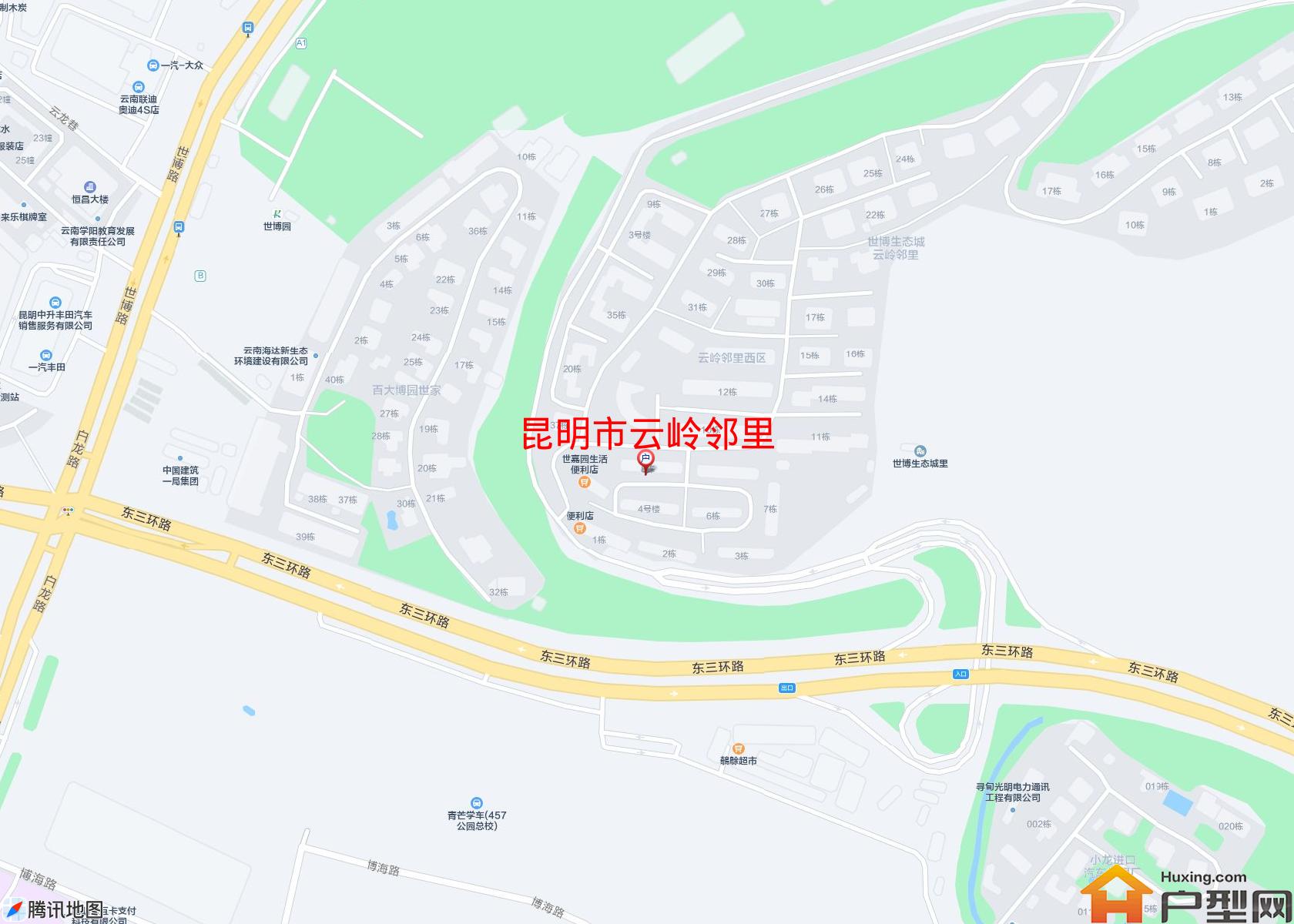 云岭邻里小区 - 户型网