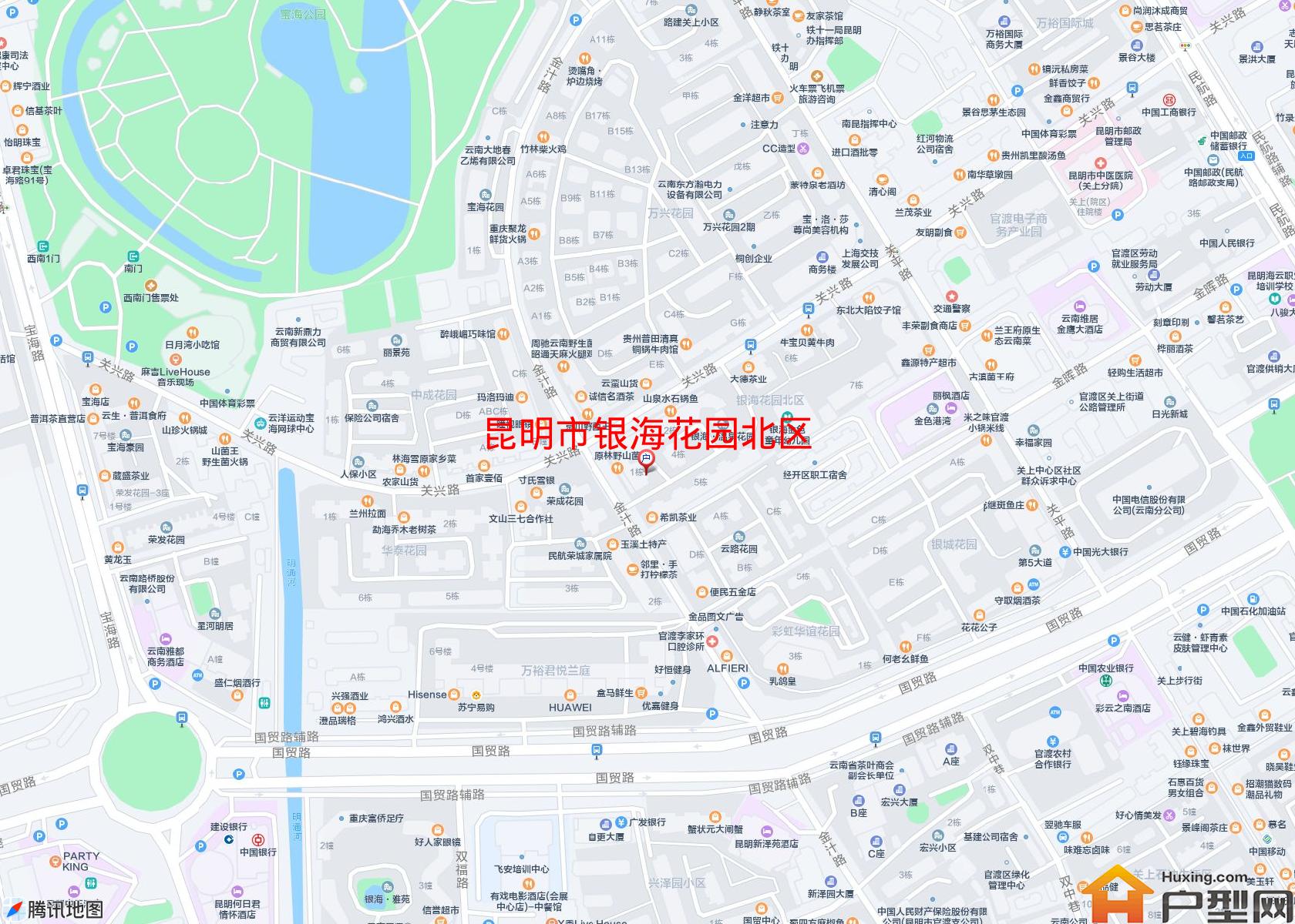 银海花园北区小区 - 户型网