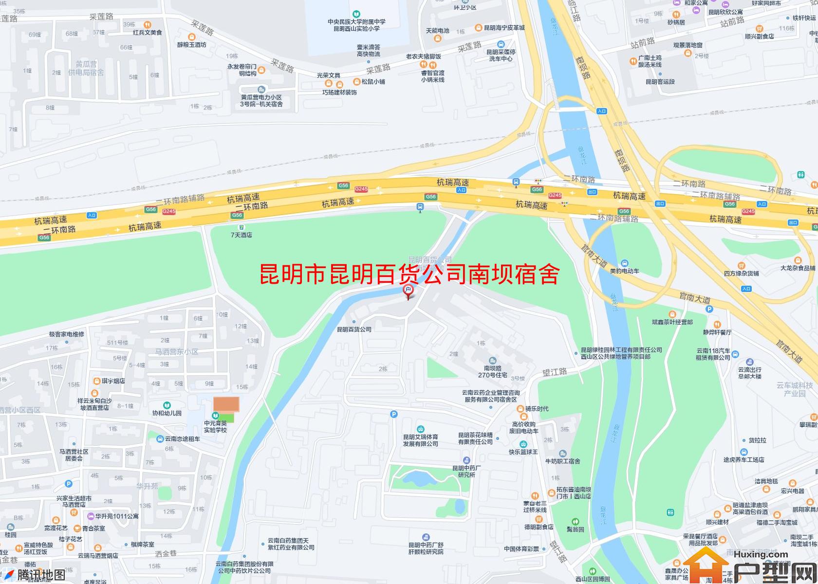 昆明百货公司南坝宿舍小区 - 户型网