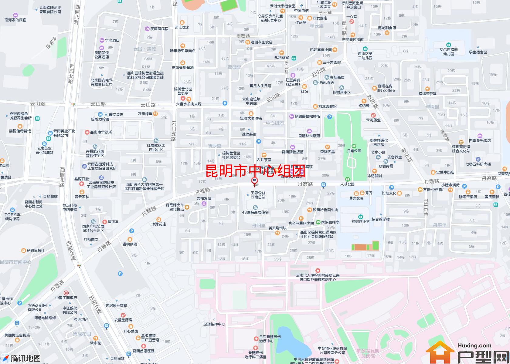 中心组团小区 - 户型网
