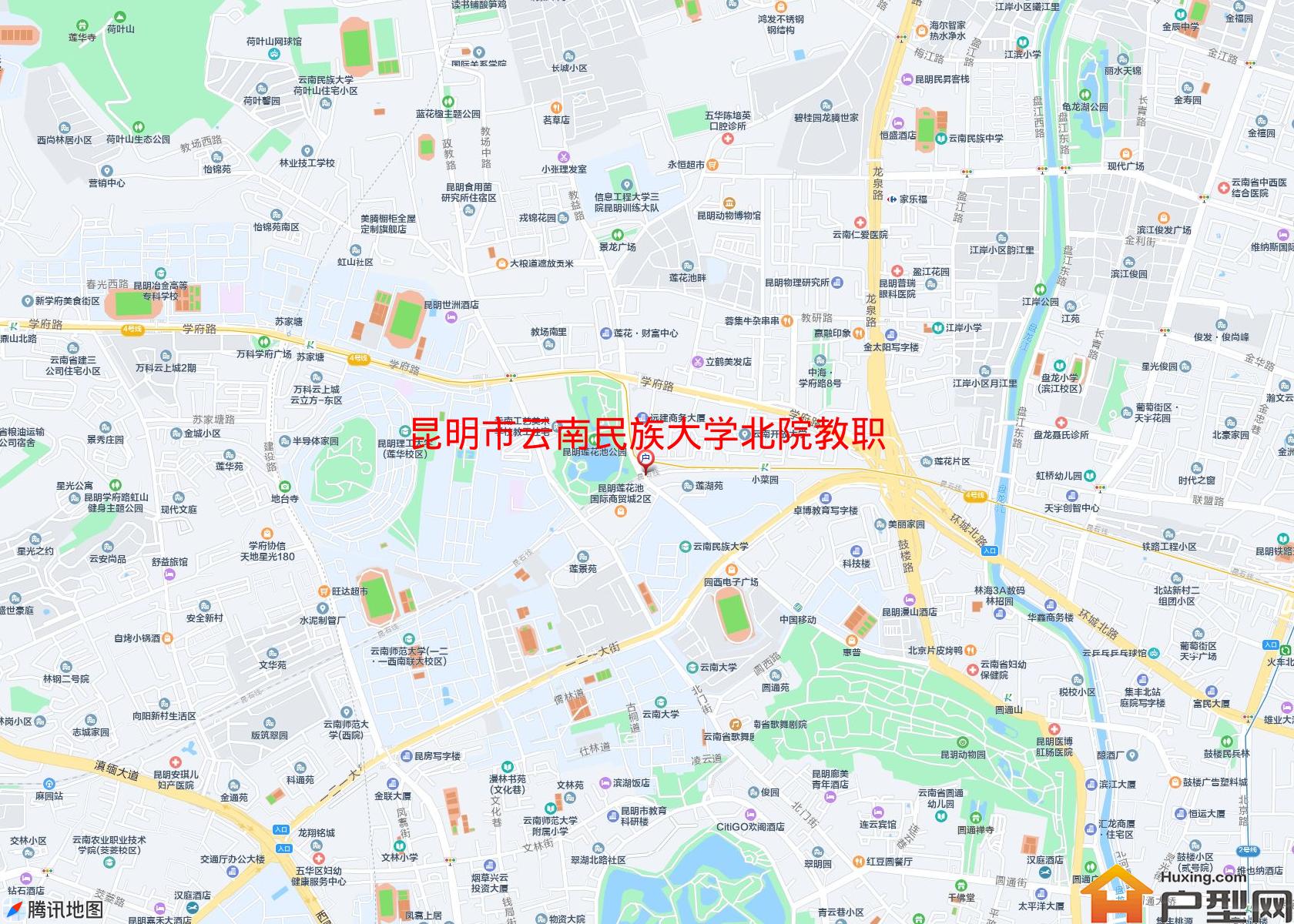 云南民族大学北院教职工住宅小区小区 - 户型网