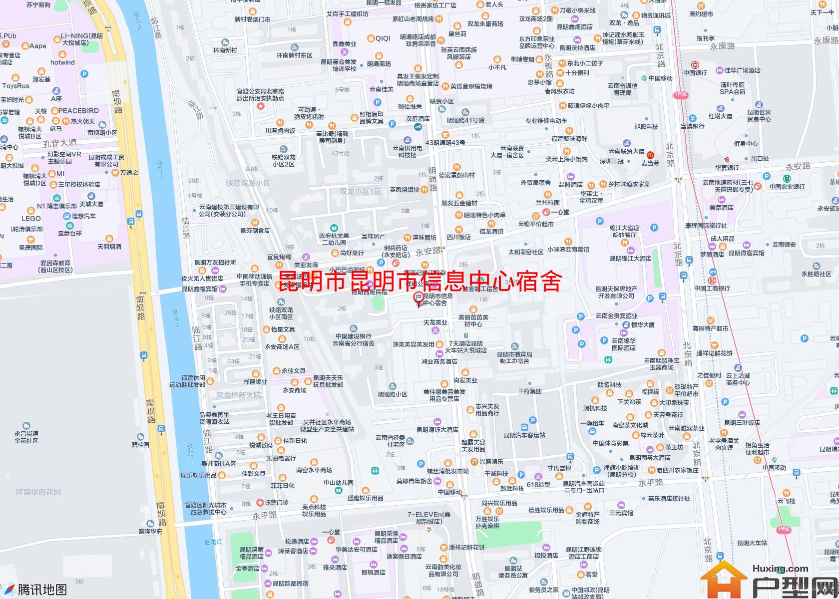 昆明市信息中心宿舍小区 - 户型网