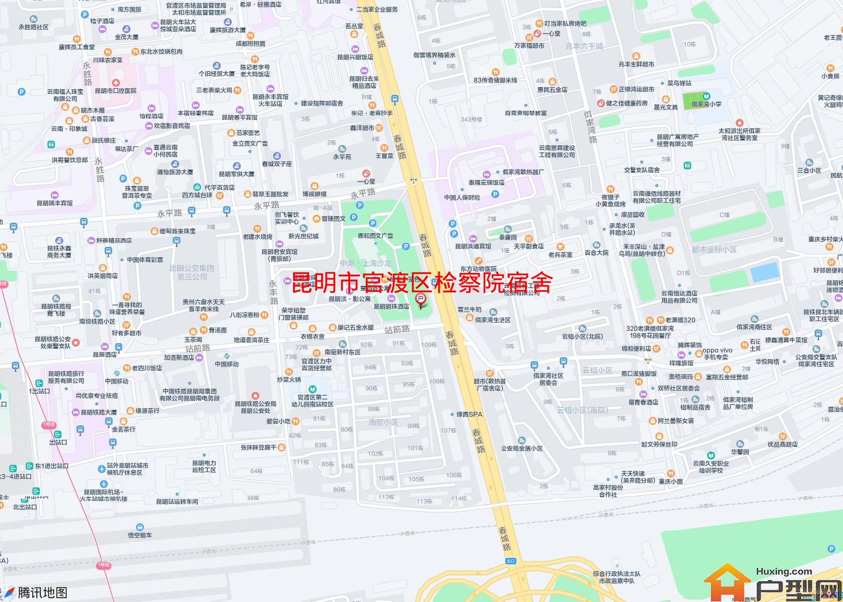 官渡区检察院宿舍小区 - 户型网