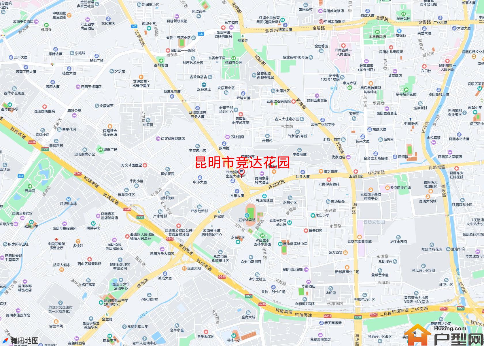 竞达花园小区 - 户型网