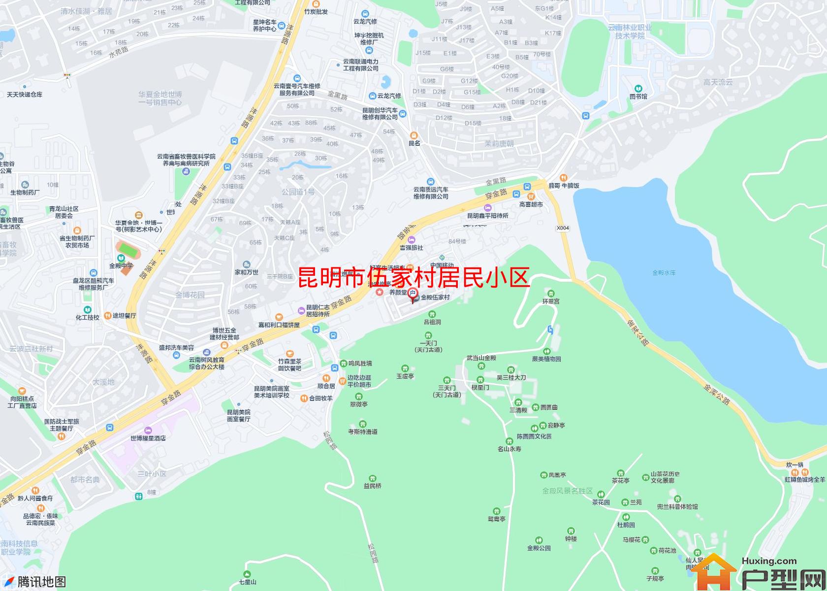 伍家村居民小区小区 - 户型网