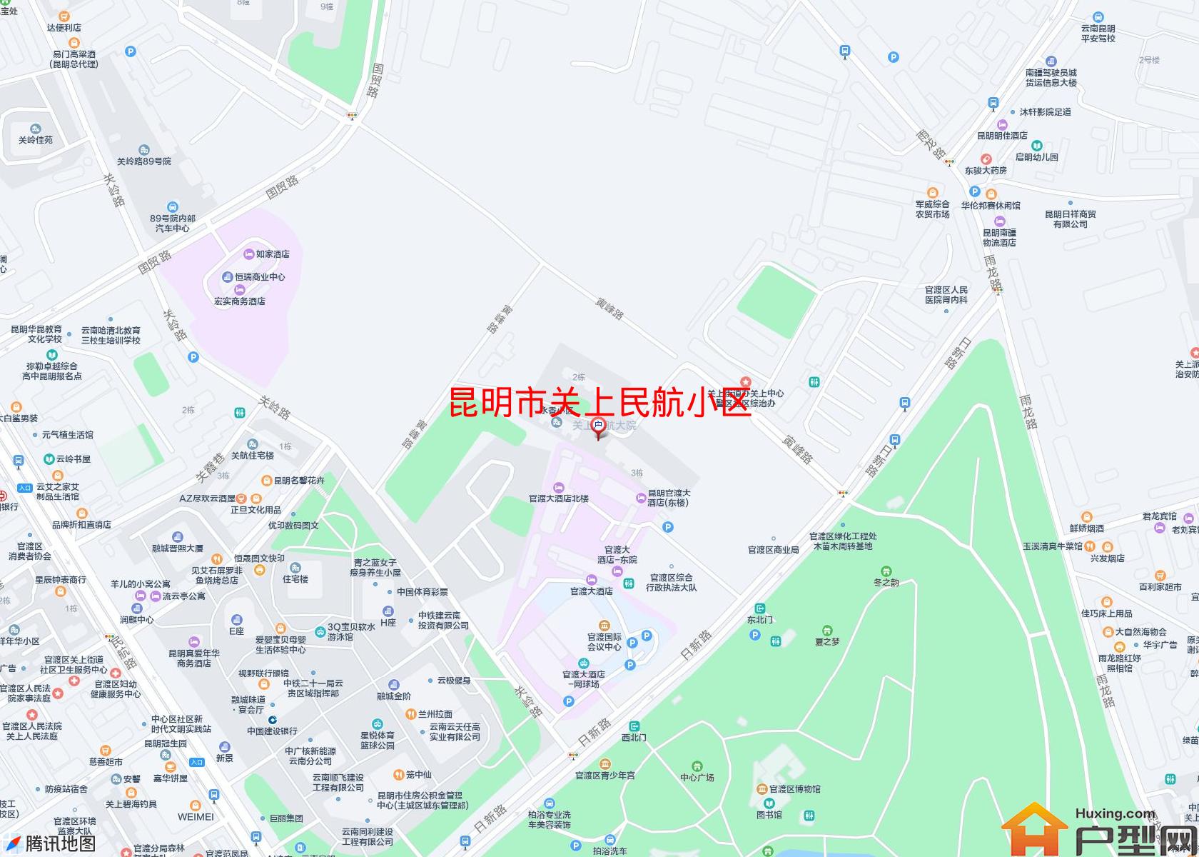 关上民航小区小区 - 户型网