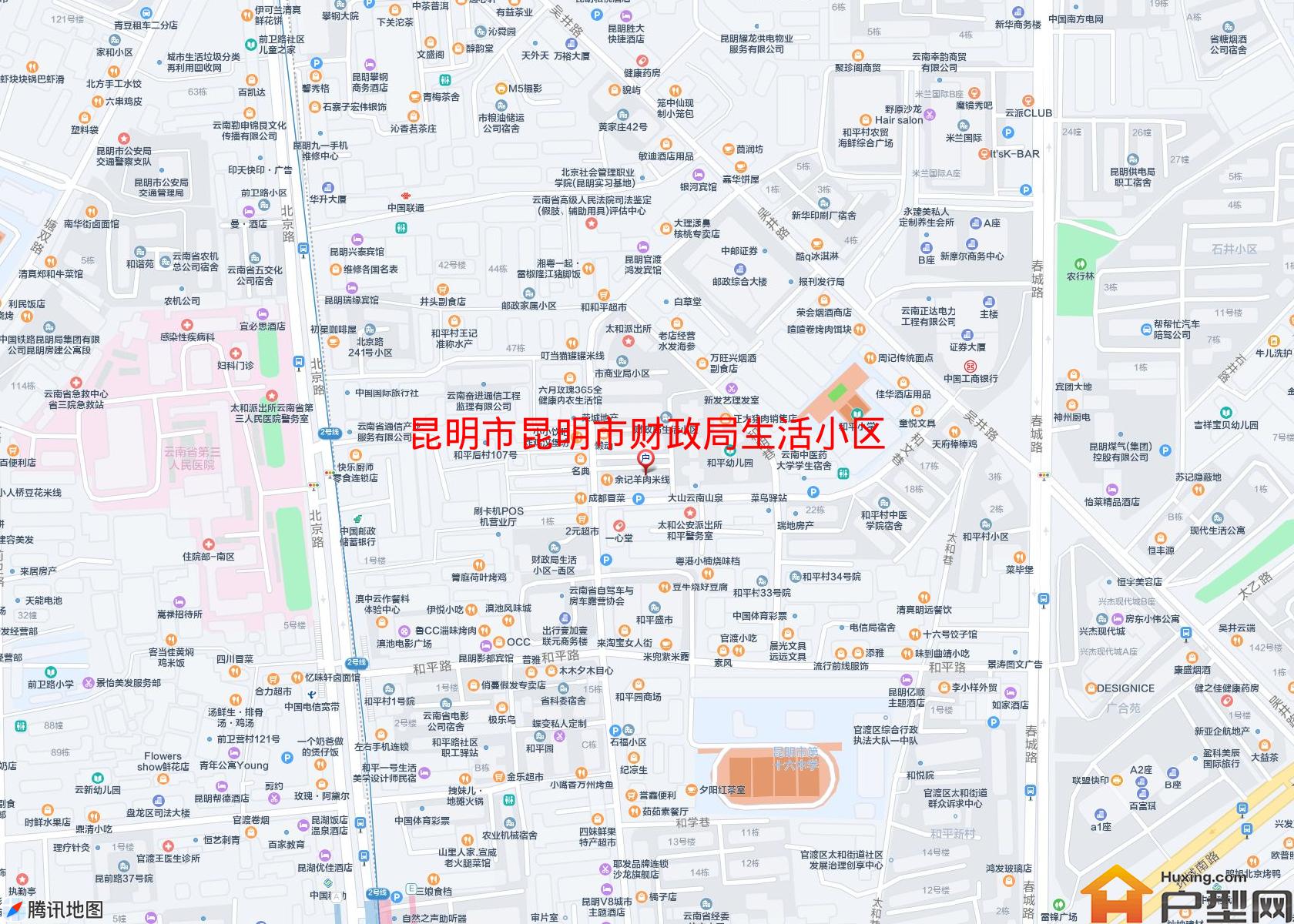 昆明市财政局生活小区小区 - 户型网