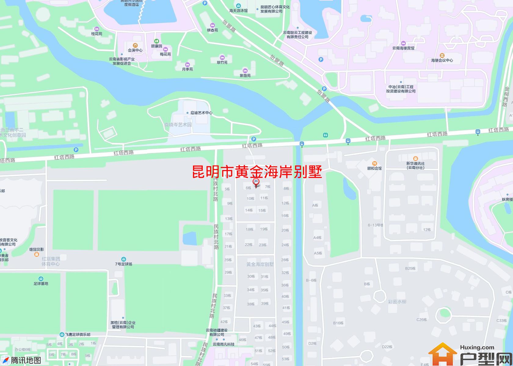 黄金海岸别墅小区 - 户型网